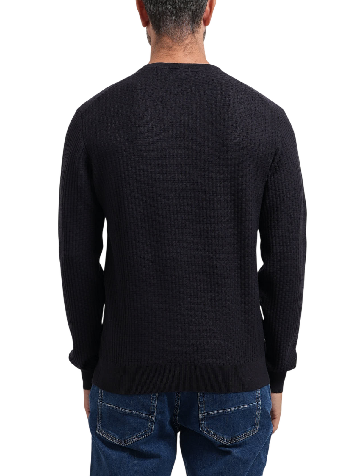 Yes Zee maglia uomo girocollo misto viscosa blu M859-ML00 0710 YES-ZEE