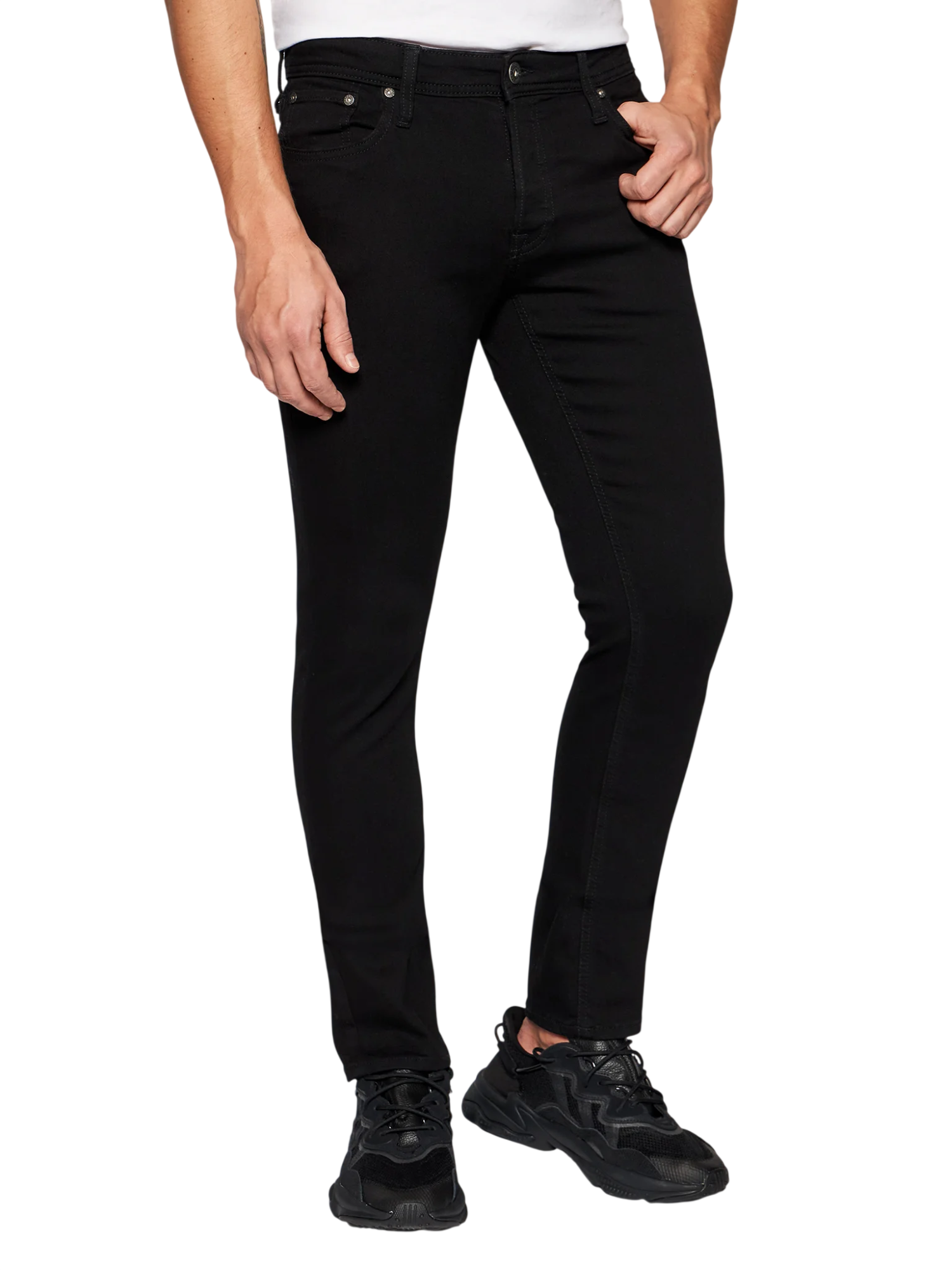 Jack&Jones jeans uomo Glenn slim nero 12152346 CB816 JACK&JONES