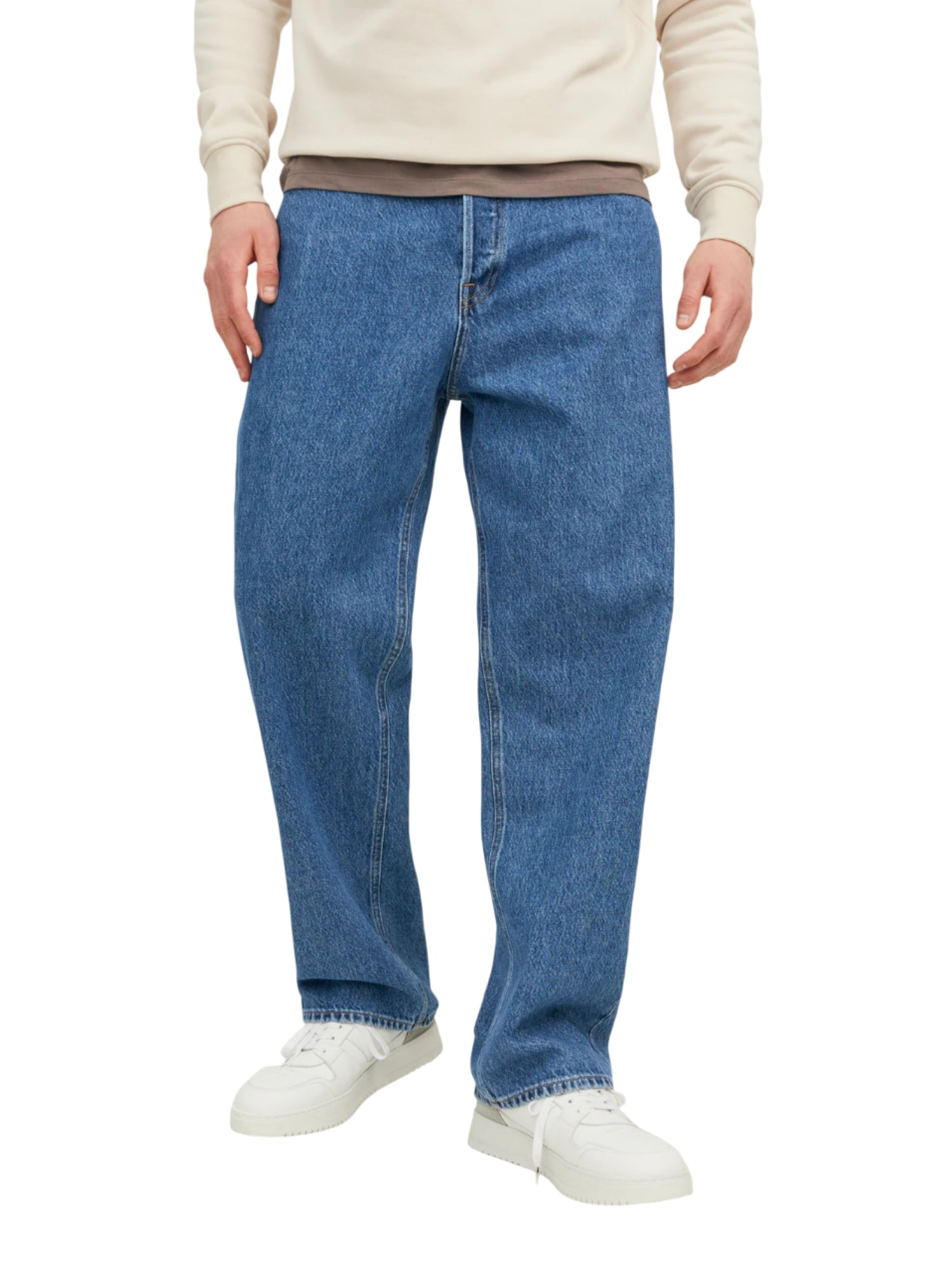 Jack&Jones jeans Alex baggy lavaggio blu 12236078 SBD301 JACK&JONES