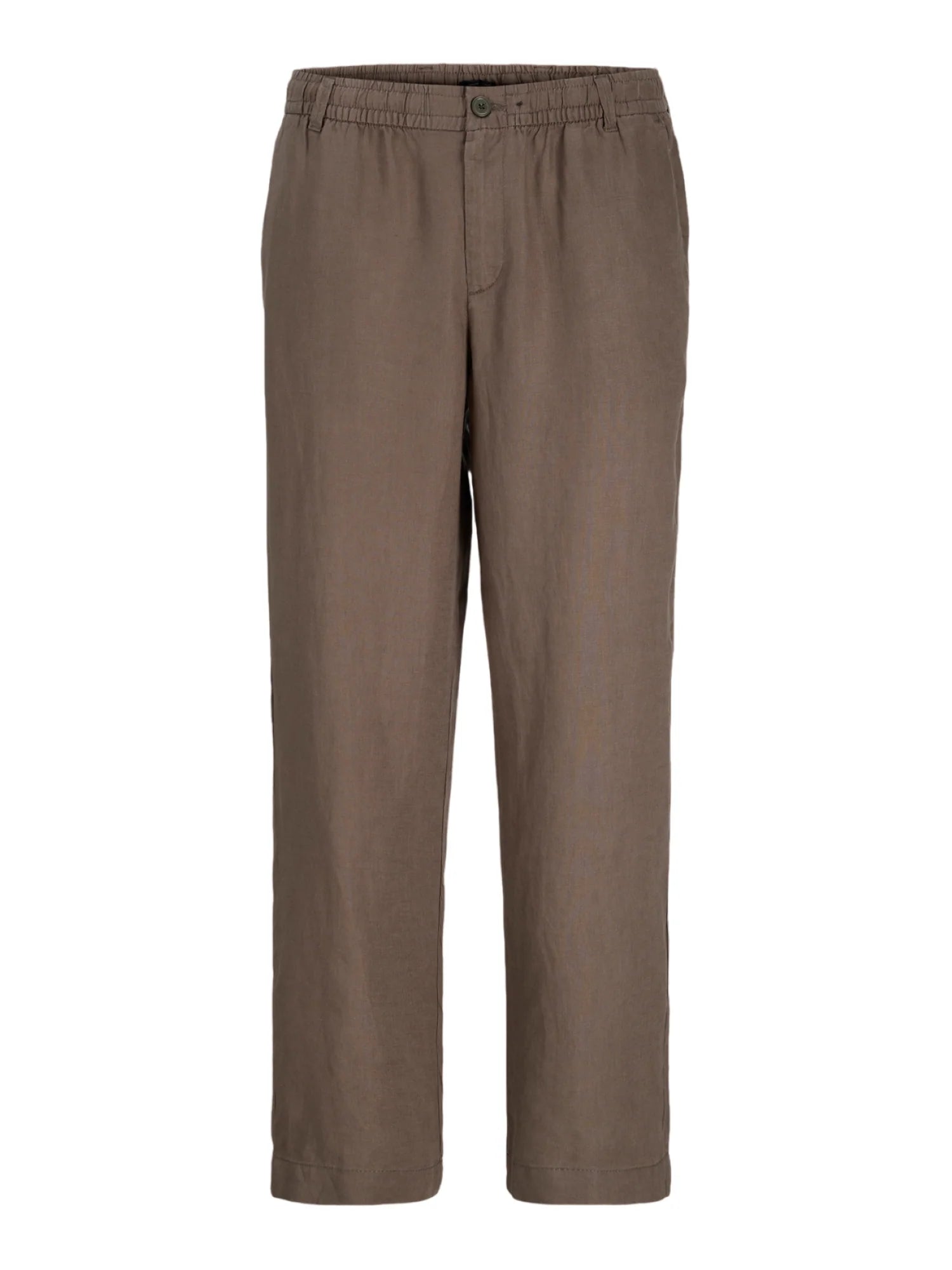 Jack&Jones pantaloni uomo in lino Loose fit tortora 12253120 MOREL JACK&JONES