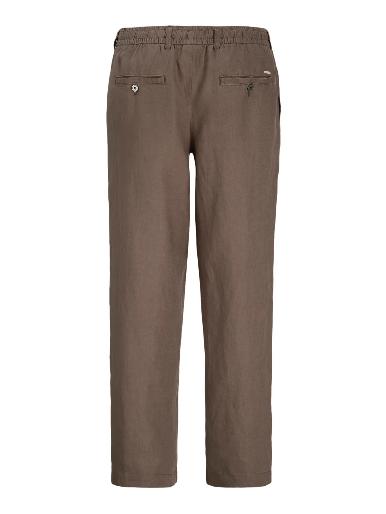 Jack&Jones pantaloni uomo in lino Loose fit tortora 12253120 MOREL JACK&JONES