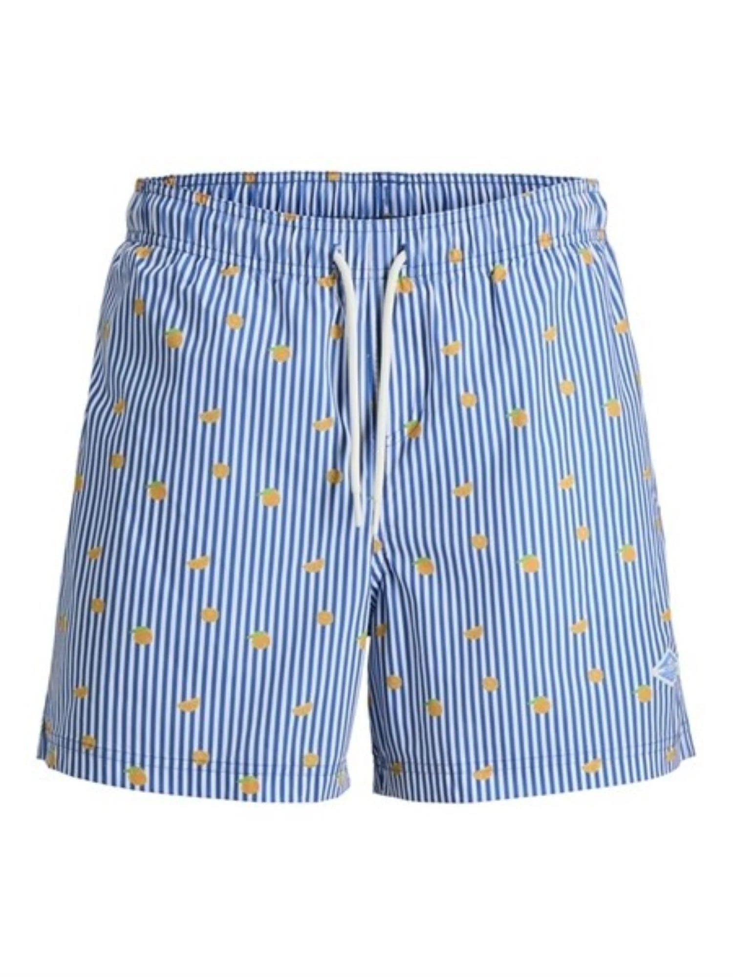 Jack&Jones boxer mare uomo a righe blu bianco 12291425 DELFT JACK&JONES