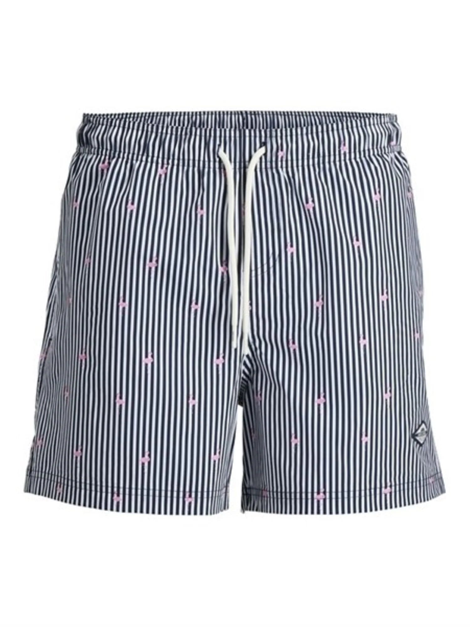 Jack&Jones boxer mare uomo a righe blu bianco 12291425 NAVY BLAZER JACK&JONES