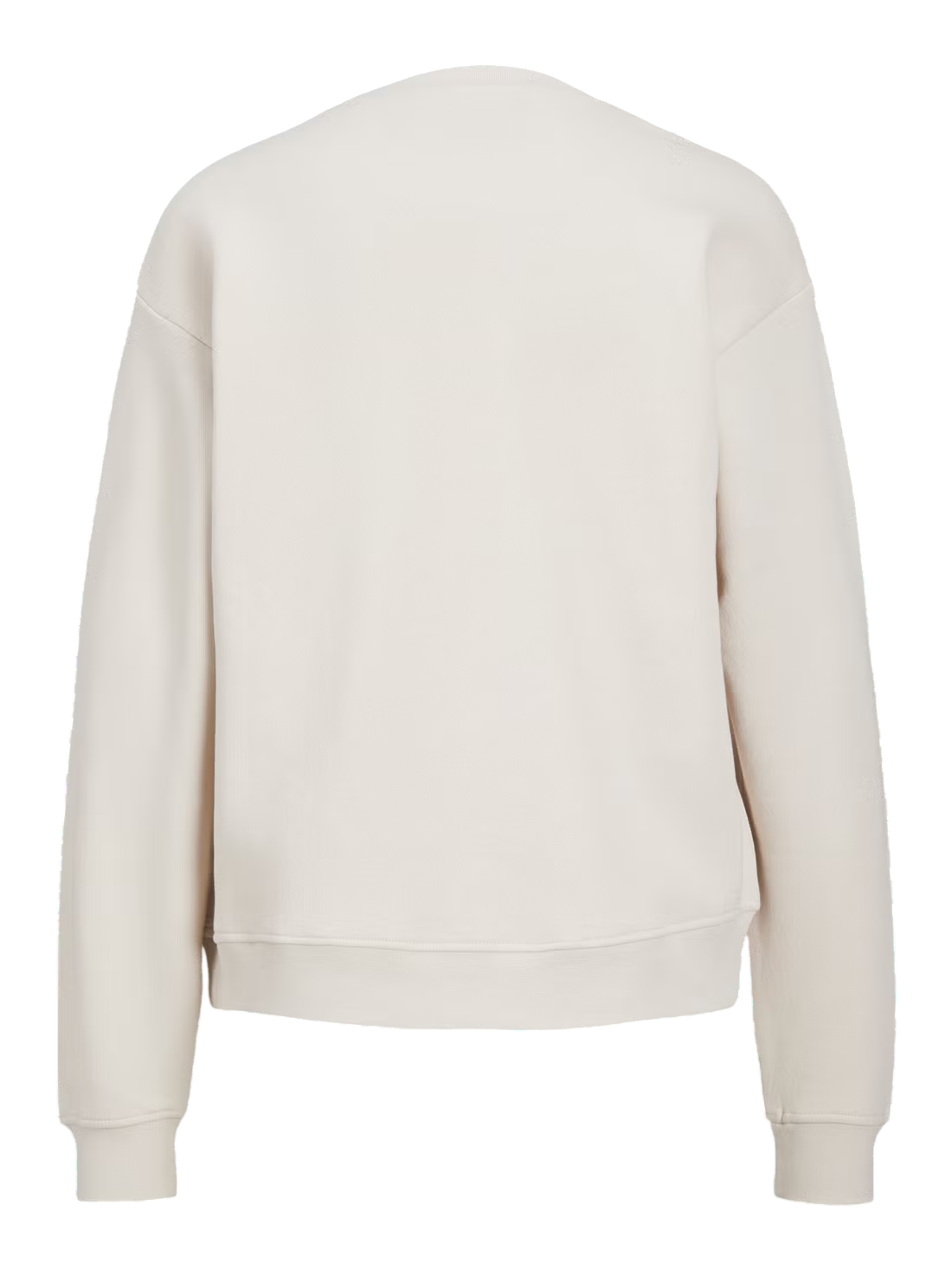 Jjxx felpa donna con interno felpato ecrù 12223962 MOONBEAM BLACKLOGO JJXX