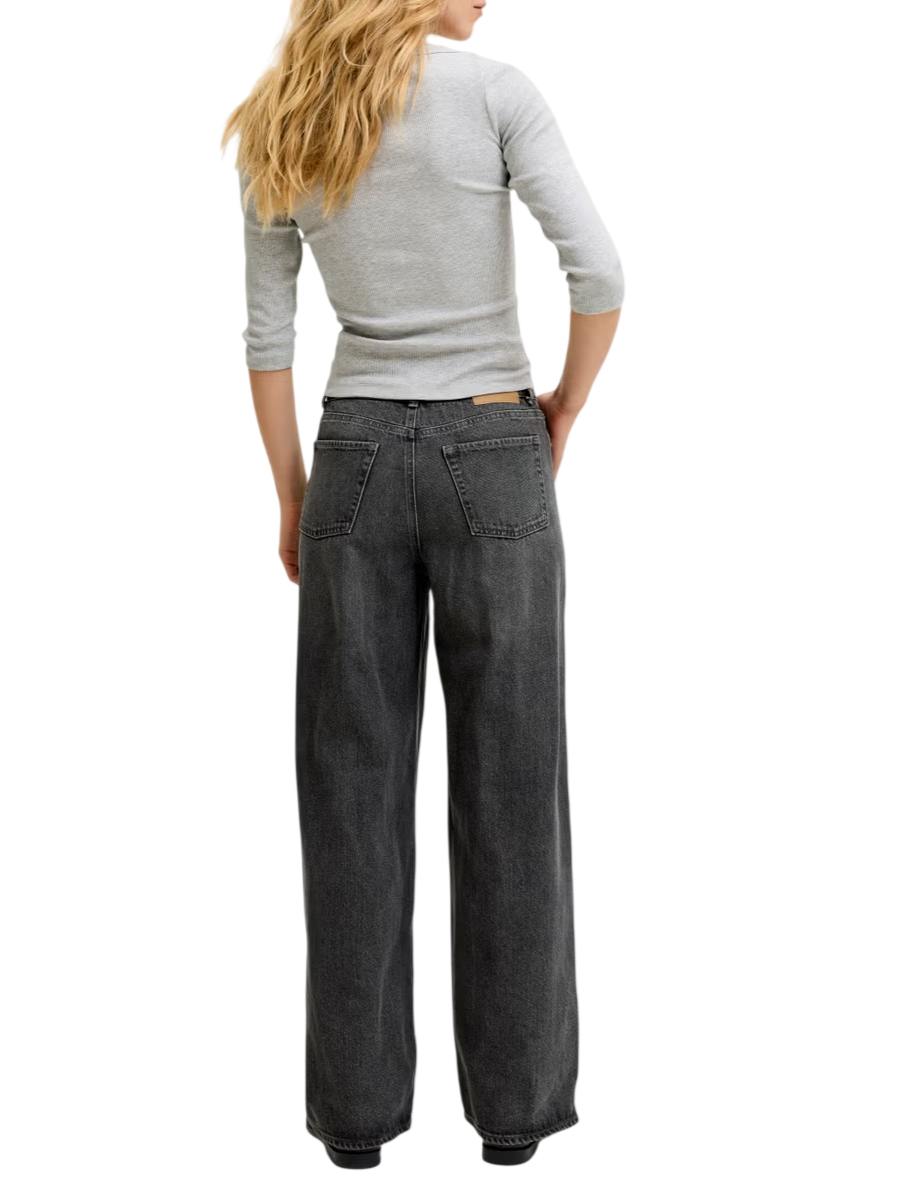 Jjxx jeans wide leg Tokyo donna lavaggio grigio 12300556 R386 JJXX