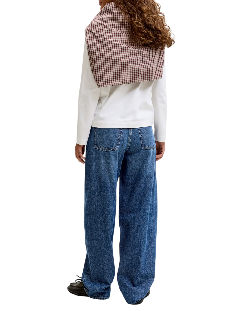 Jjxx jeans donna Barrel in denim lavaggio scuro 12300594 R404 JJXX