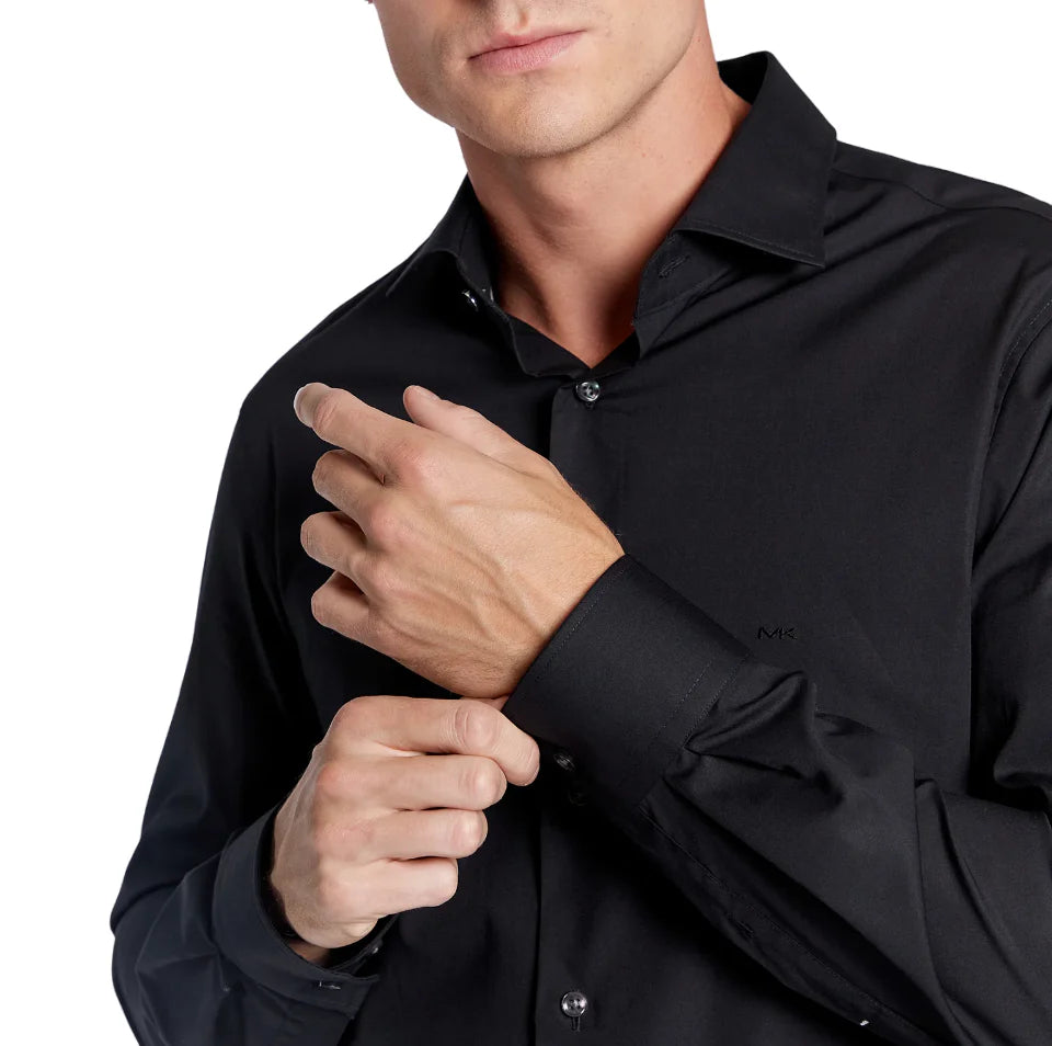 MICHAEL KORS Camicia Uomo NERO MD0MD90425 M001 MICHAEL KORS