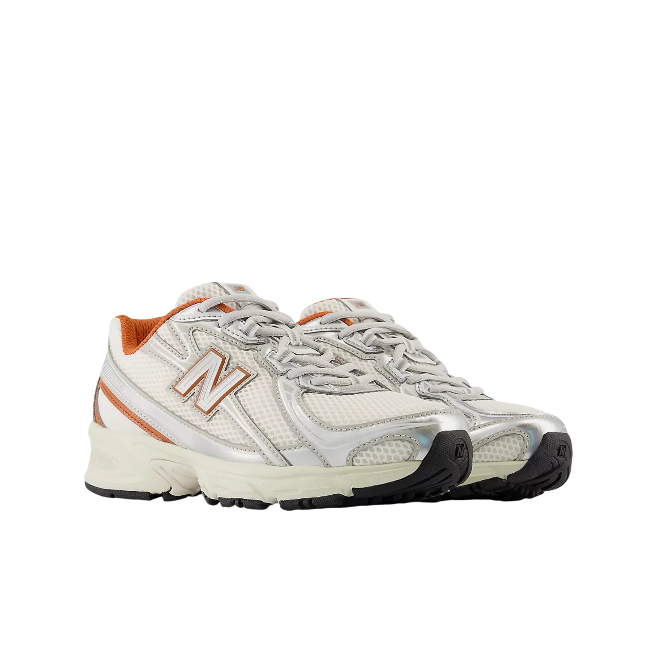 New Balance sneakers 740 unisex bambino argento arancio G740 4O9 NEW BALANCE