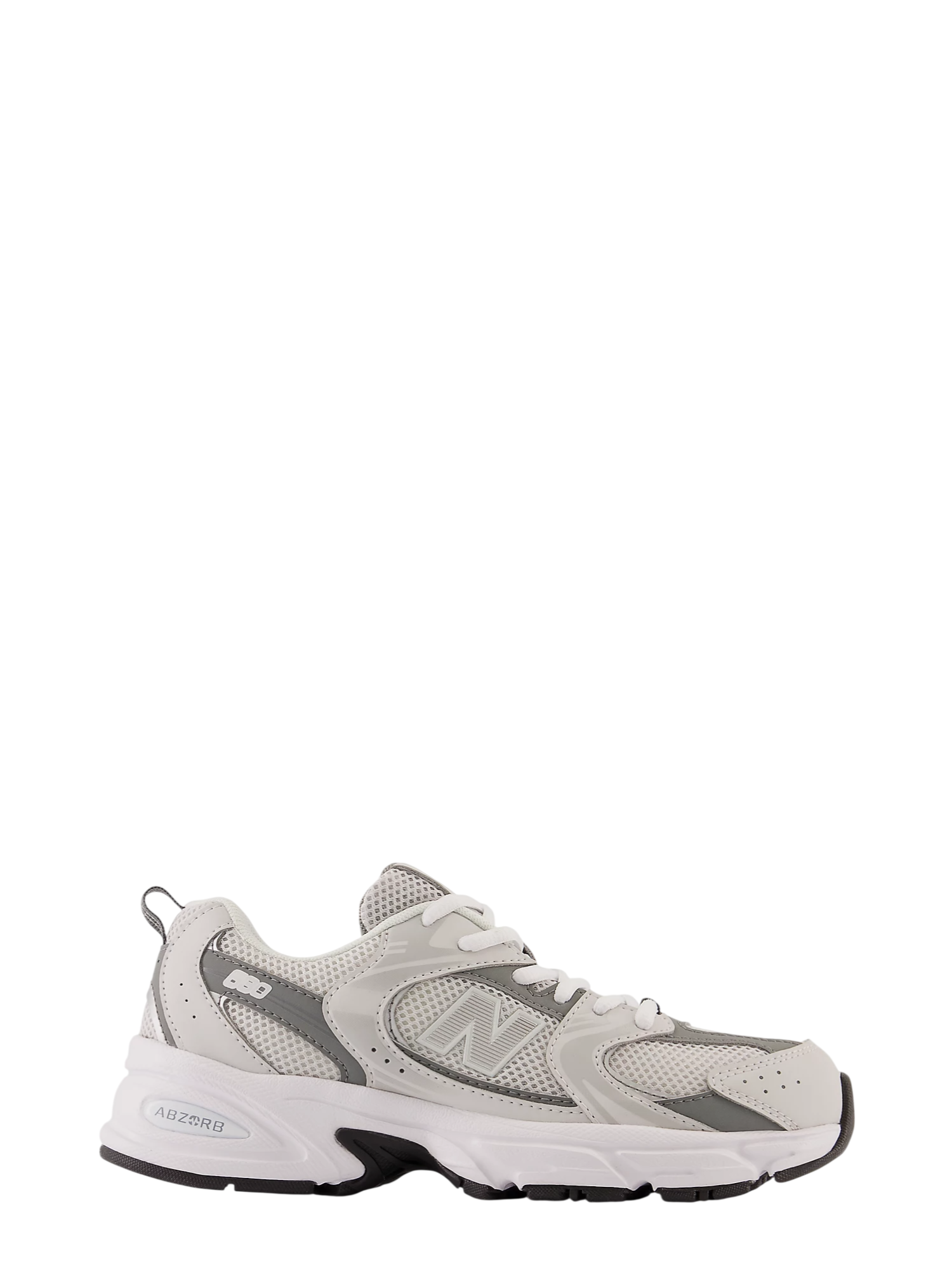 New Balance sneakers unisex bambino 530 in mesh ed ecopelle grigio argento GR530 CB NEW BALANCE
