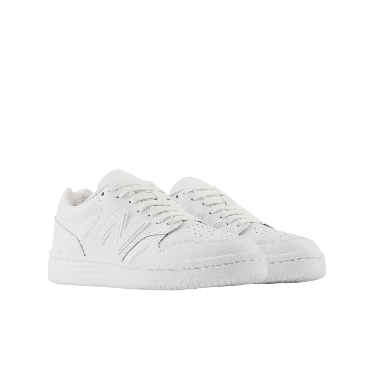 New Blance sneakers unisex bambino in ecopelle bianco GSB480 3W NEW BALANCE