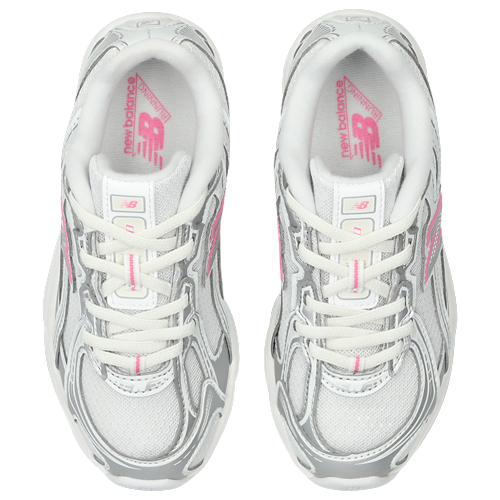 New Balance sneakers 740 bambina in mesh ed ecopelle argento rosa P740 3DB NEW BALANCE
