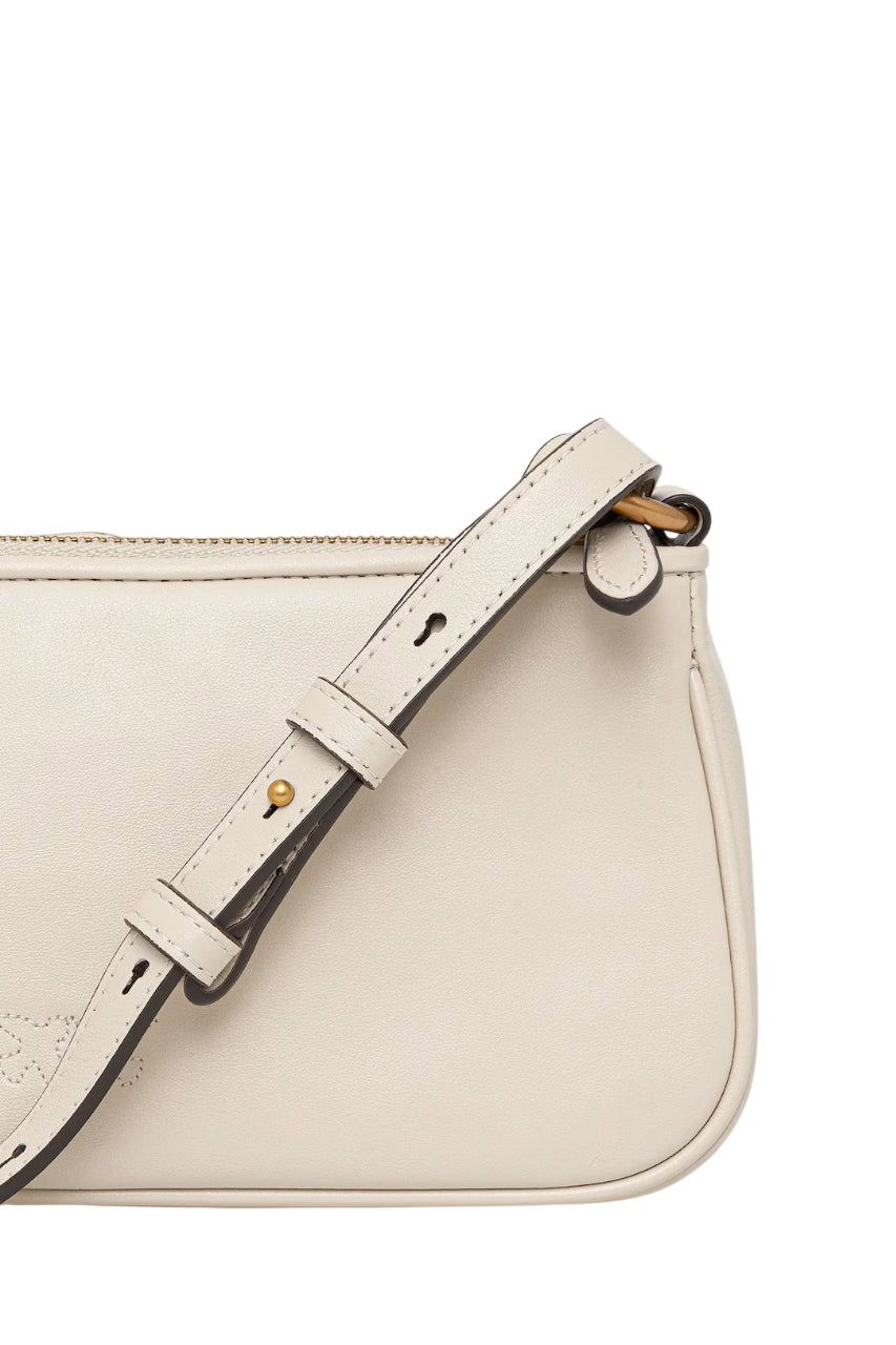 Pinko borsa a tracolla Half Moon bianco 105069-A0QO Z14Q PINKO