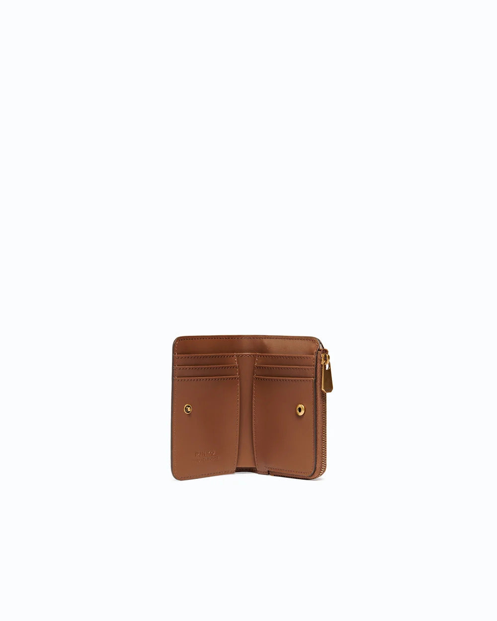 Pinko portafogli mini Wallet in pelle cuoio oro 106206-A0F1 M37Q PINKO