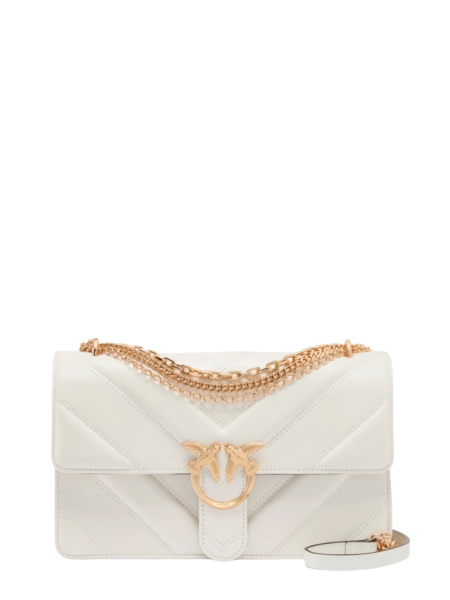 Pinko borsa Love One Classic tripla catena bianco 106294-A26Z Z15Y PINKO