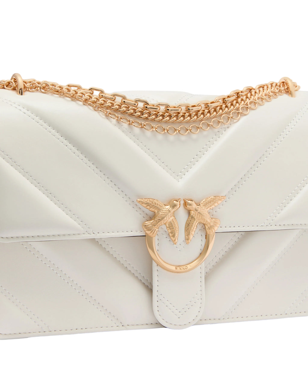 Pinko borsa Love One Classic tripla catena bianco 106294-A26Z Z15Y PINKO