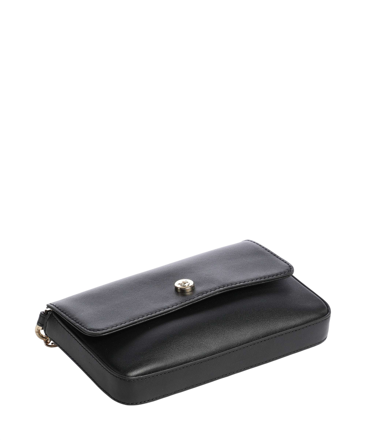 Pinko pochette a tracolla porta cellulare in pelle con charms nero 107028-A0QO Z99Q PINKO