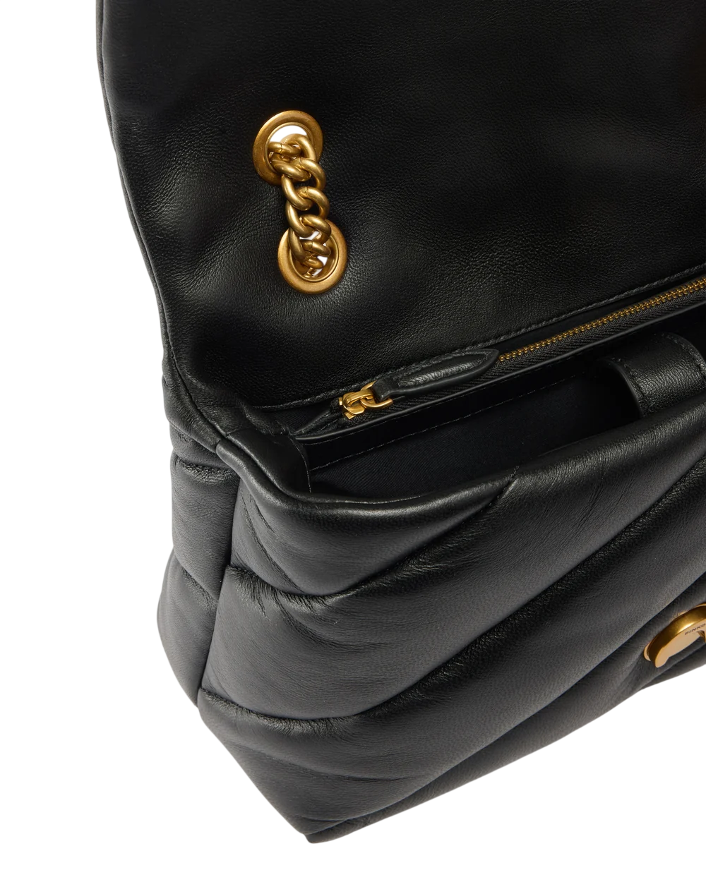 Pinko borsa Love Bag Puff Classic New Buckle nero oro 107057-A0F2 Z99Q PINKO