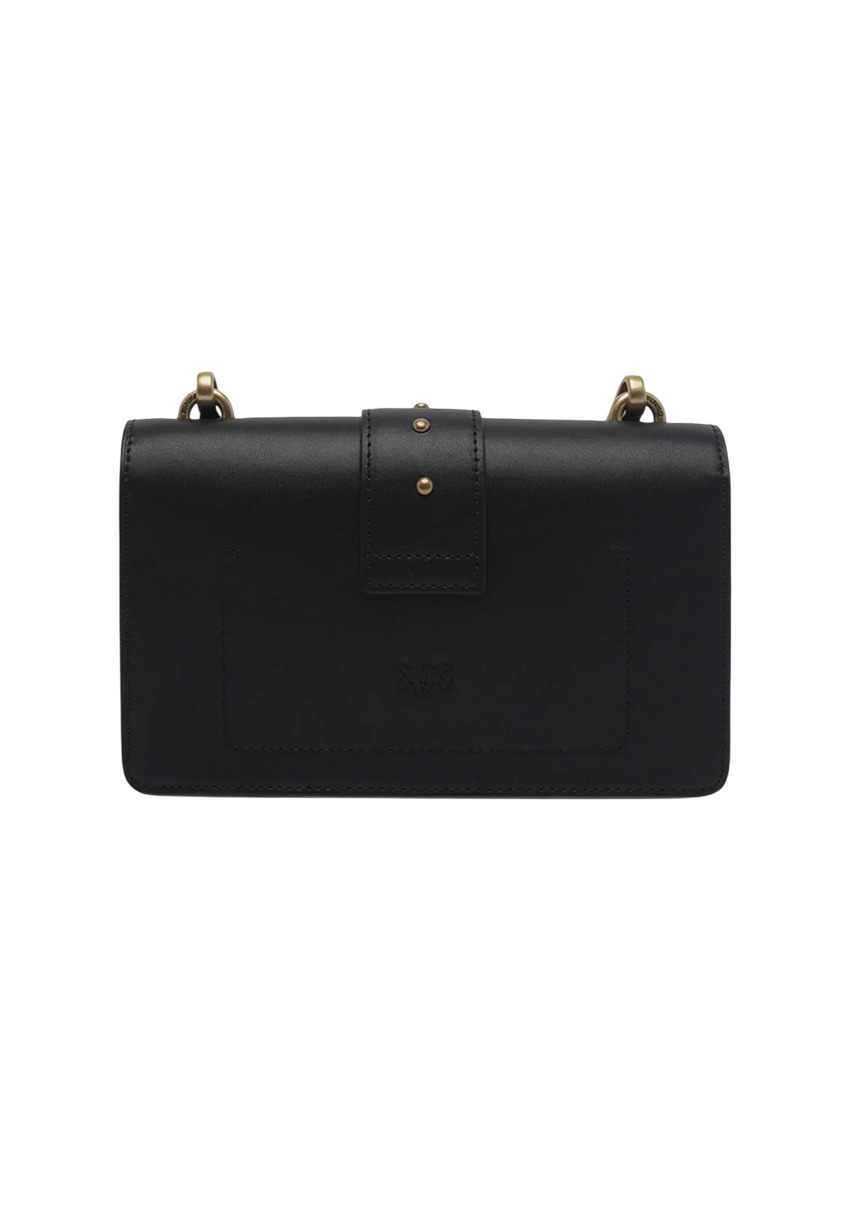 Pinko borsa Love Bag One Mini New Buckle nero oro 107071-A0F1 Z99Q PINKO