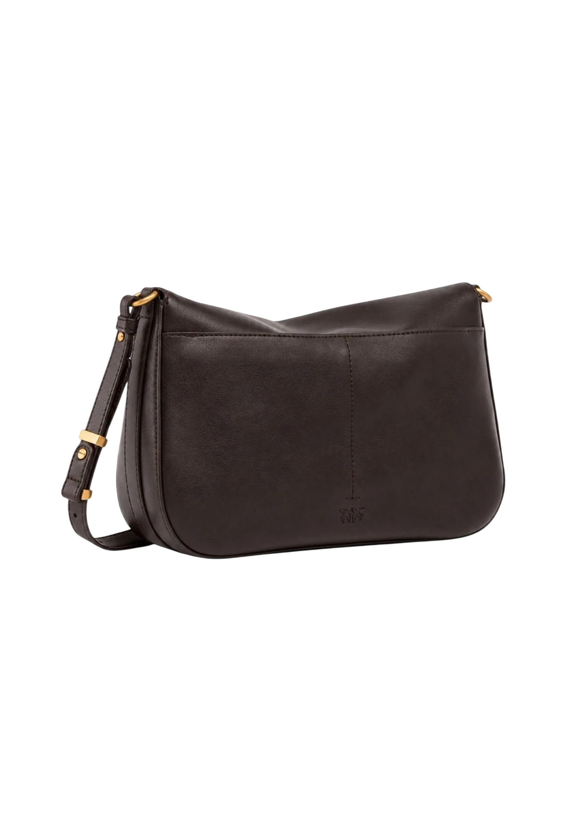 Pinko borsa Love Satchel Classic Cloud in pelle marrone 107655-A3LO L64Q PINKO