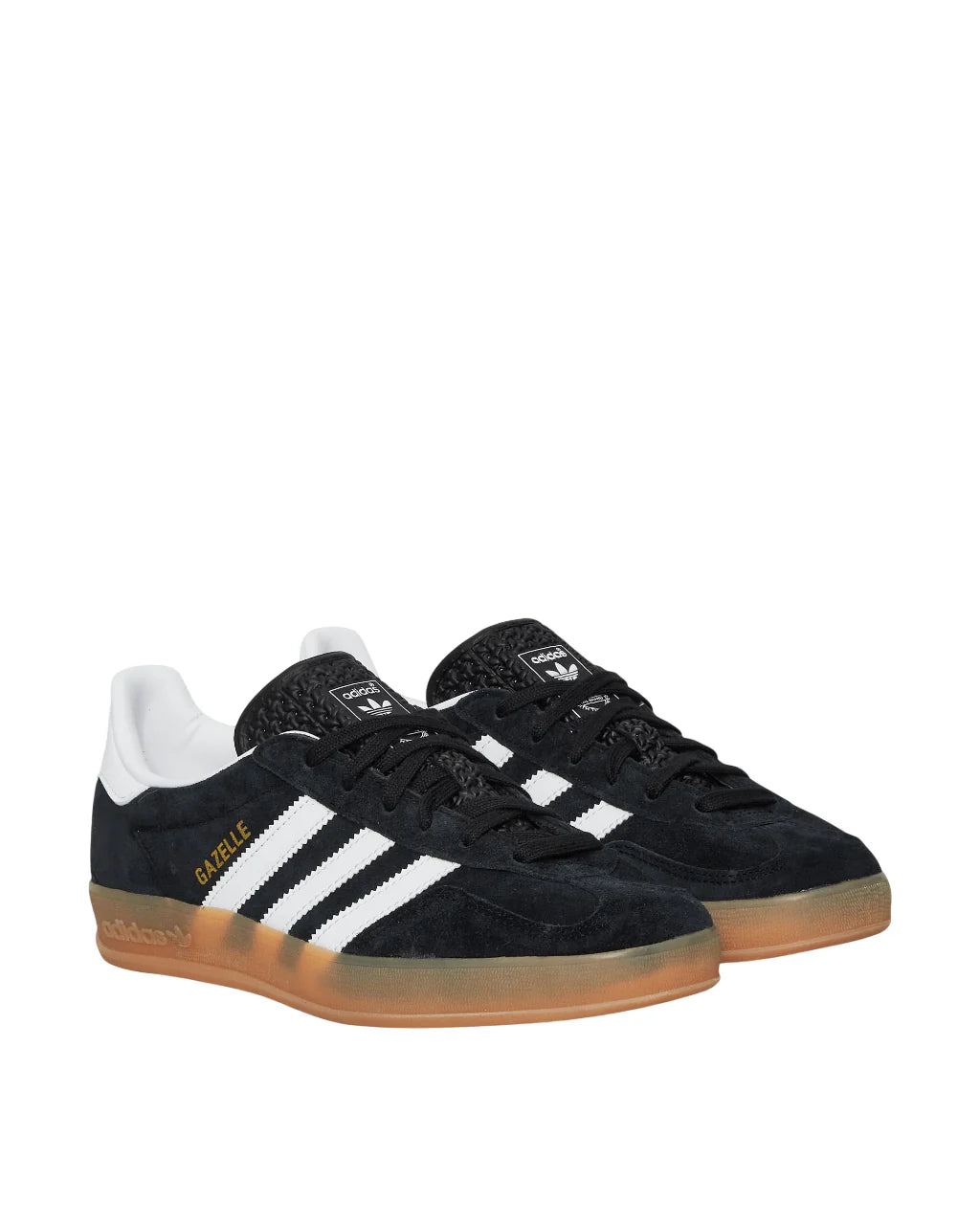 Adidas sneakers Gazelle unisex in suede nero JI2060 BLACK-WHITE Adidas