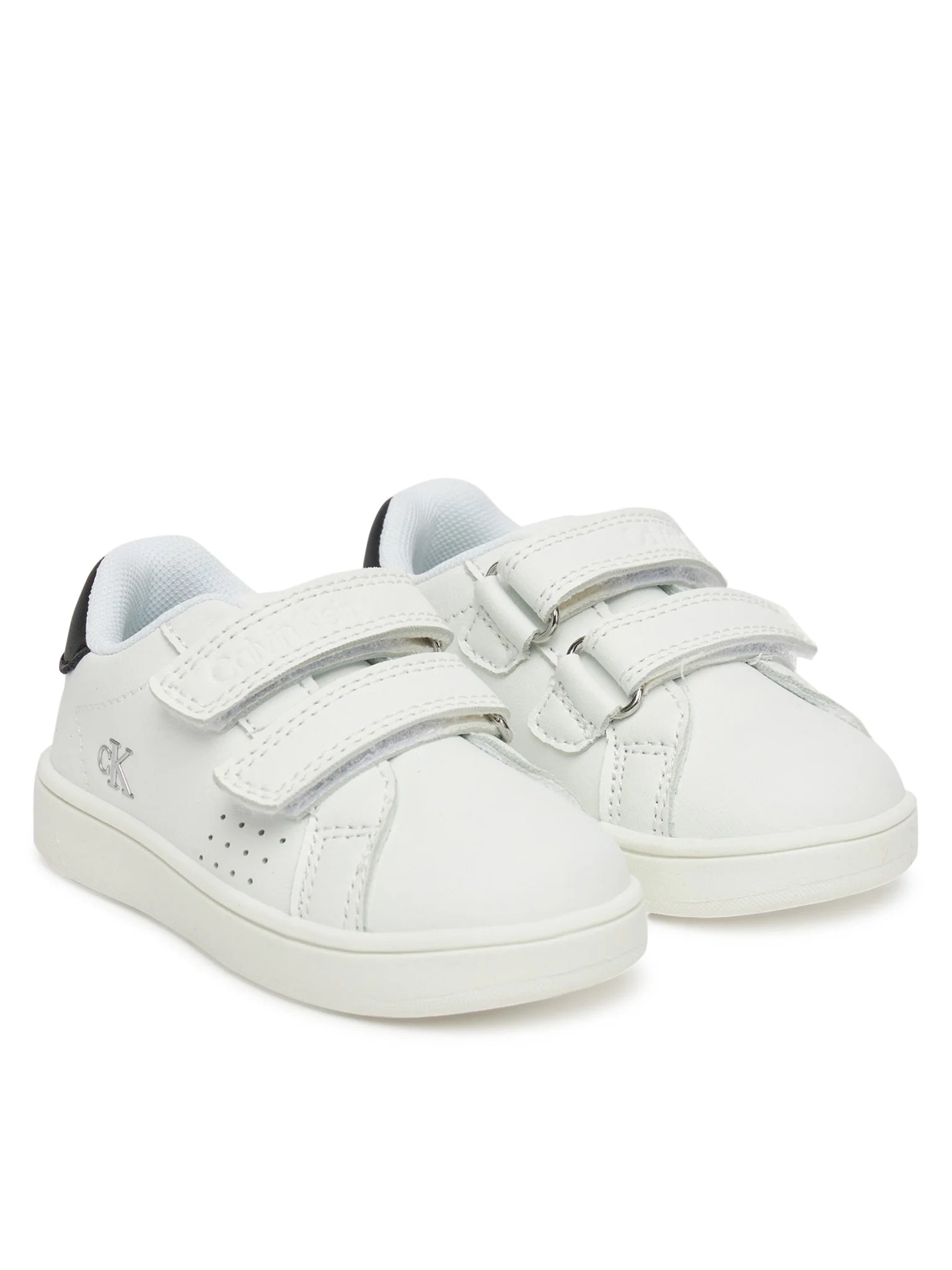 Calvin Klein Jeans sneakers in ecopelle con strappi bianco nero V1X9-82074-1355 X002 Calvin Klein Footwear