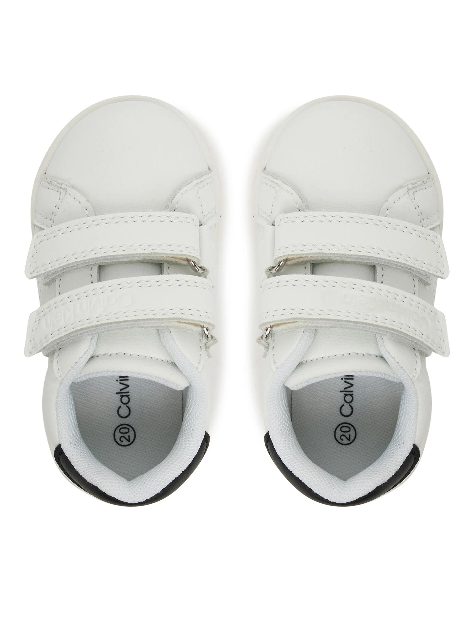 Calvin Klein Jeans sneakers in ecopelle con strappi bianco nero V1X9-82074-1355 X002 Calvin Klein Footwear