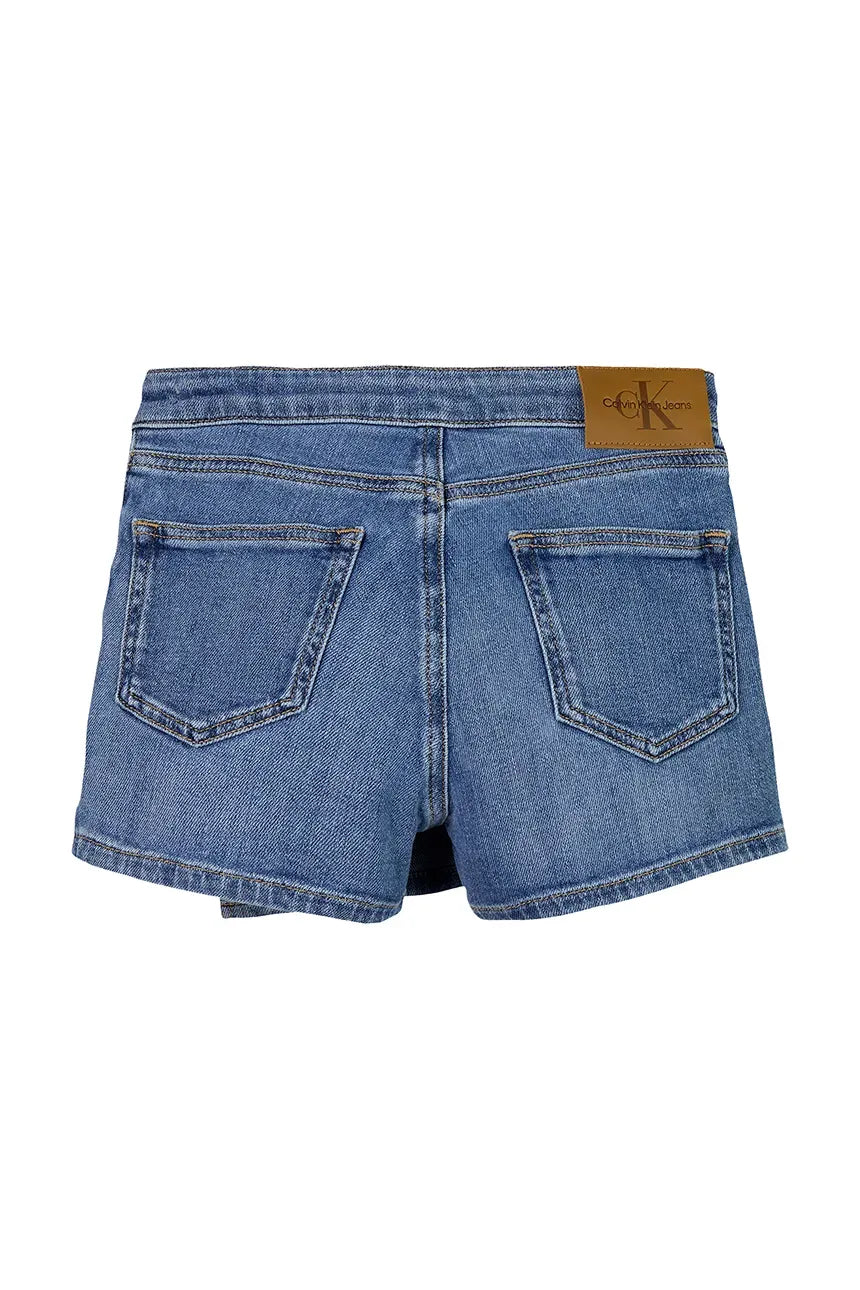 Calvin Klein Jeans gonna pantalone corta in denim lavaggio blu IG0IG02887 1A4 Calvin Klein Jeans
