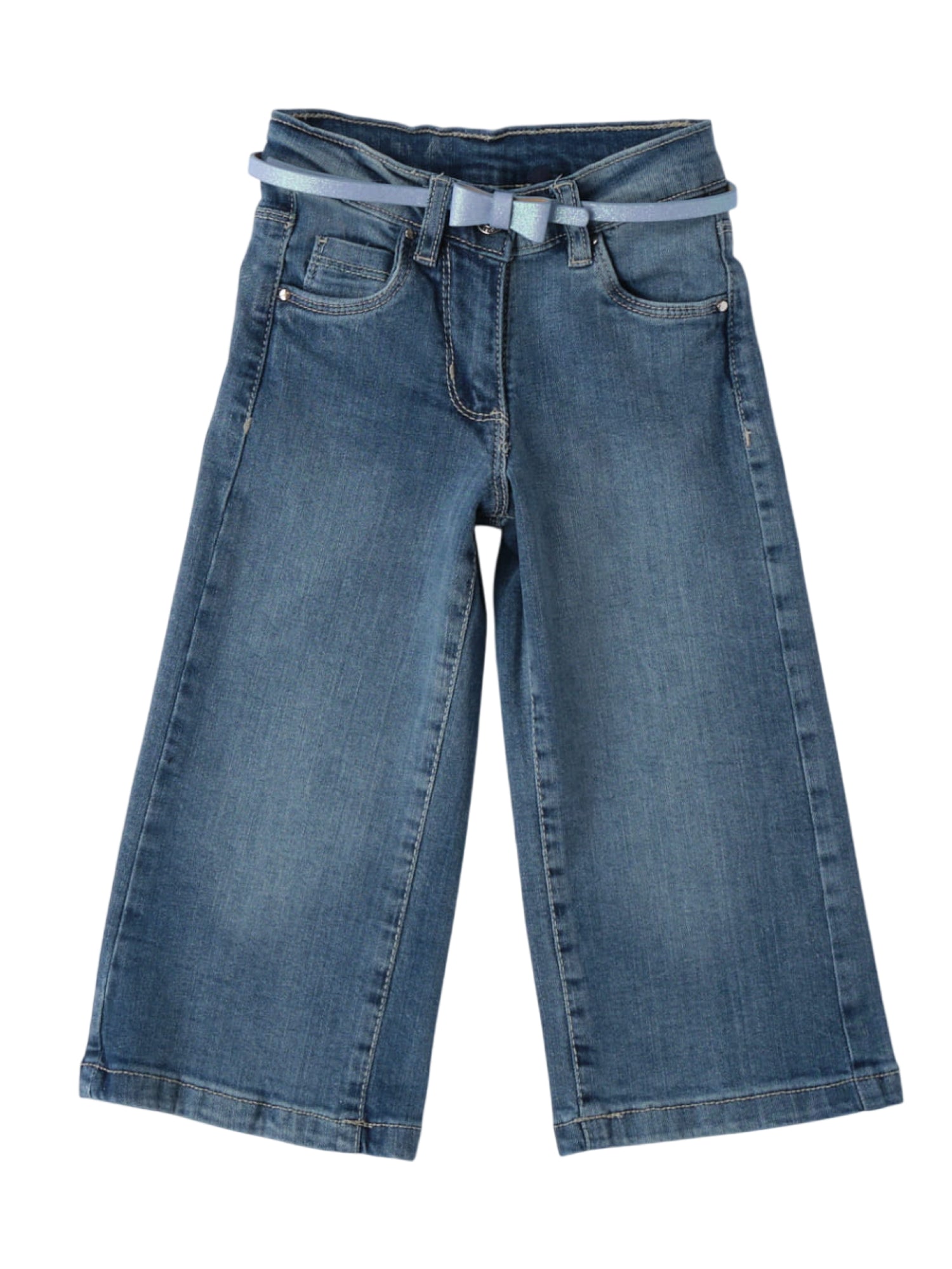 iDo jeans gamba larga con cintina lavaggio blu 4B374 7400 iDO