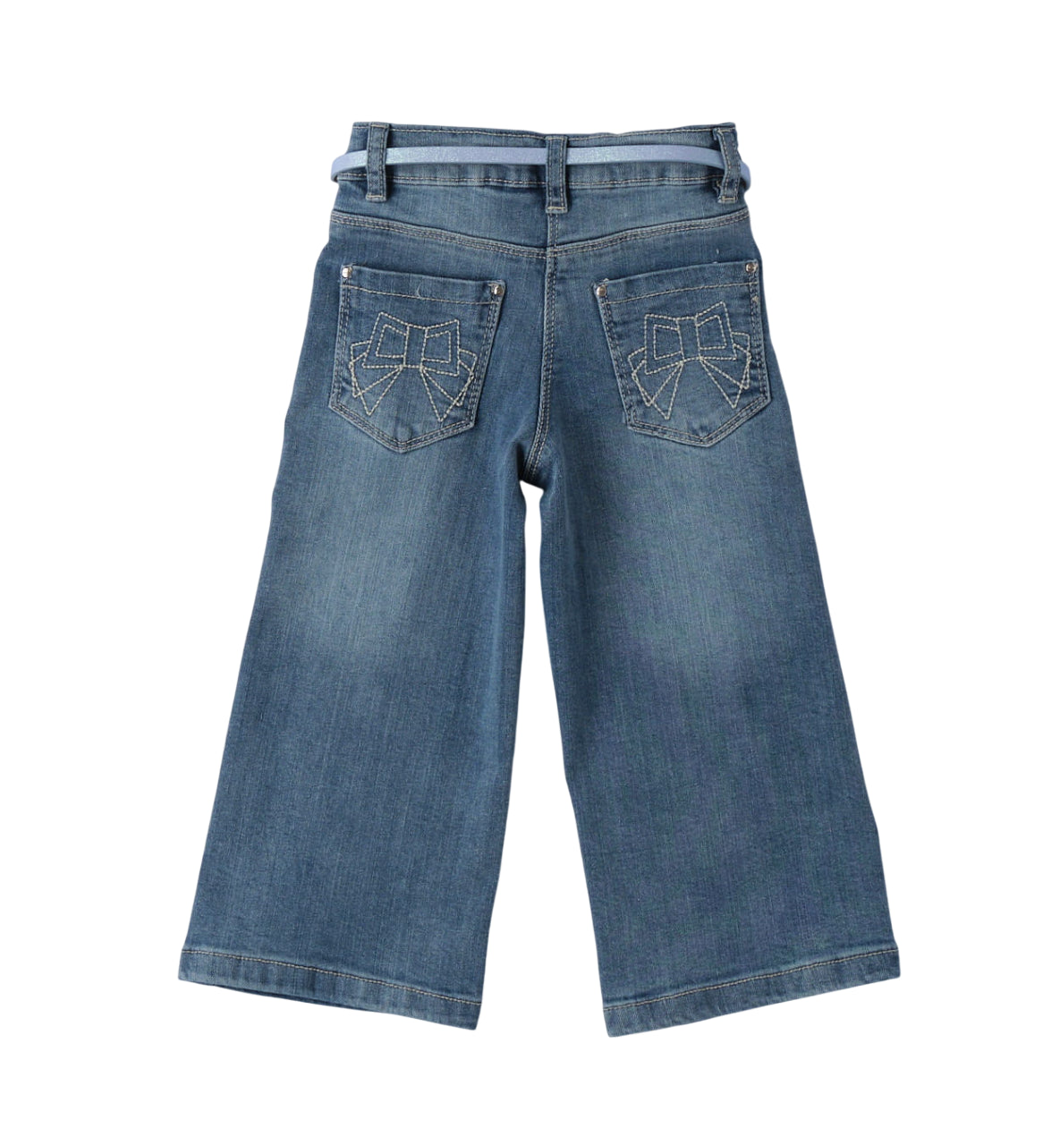 iDo jeans gamba larga con cintina lavaggio blu 4B374 7400 iDO