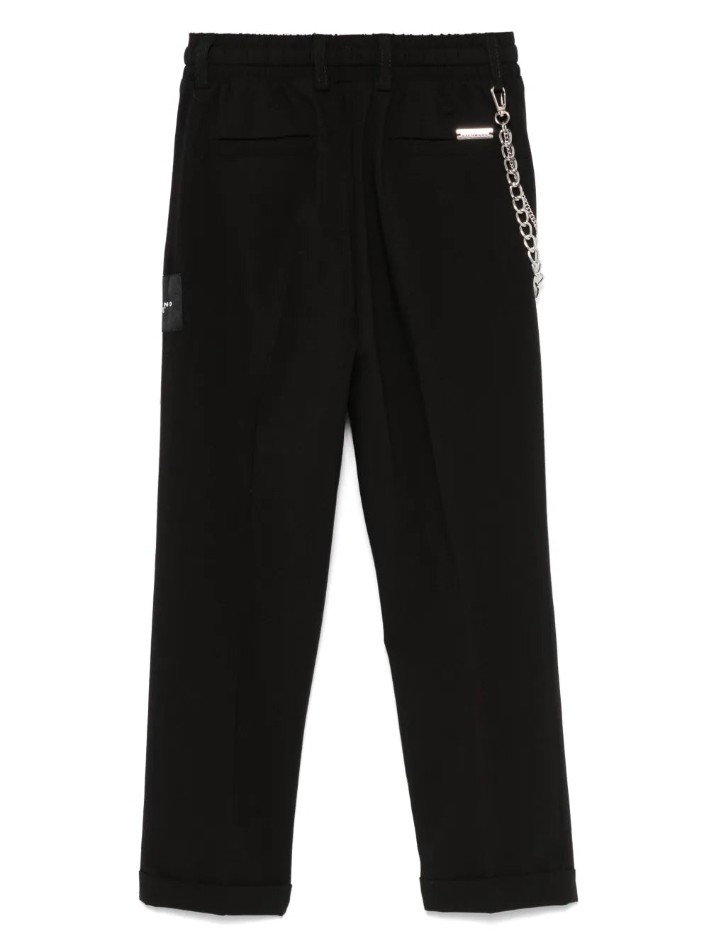 John Richmond pantaloni Baum con catenella nero RBP25227PA BLACK John RICHMOND