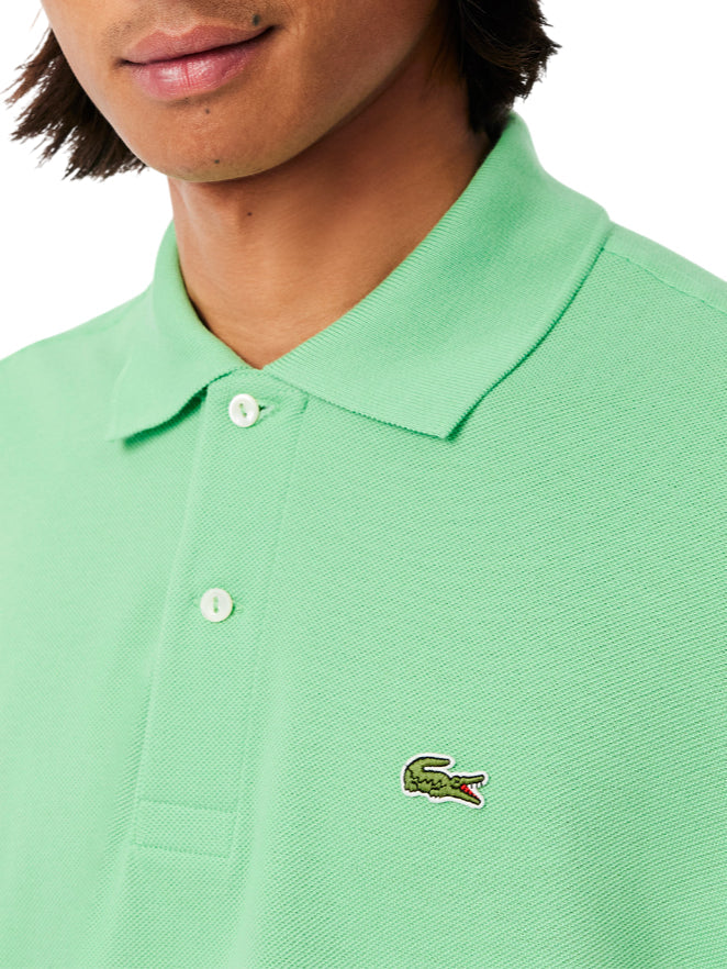 Lacoste polo manica corta 12.12 in piquè verde chiaro 1212 TTF LACOSTE