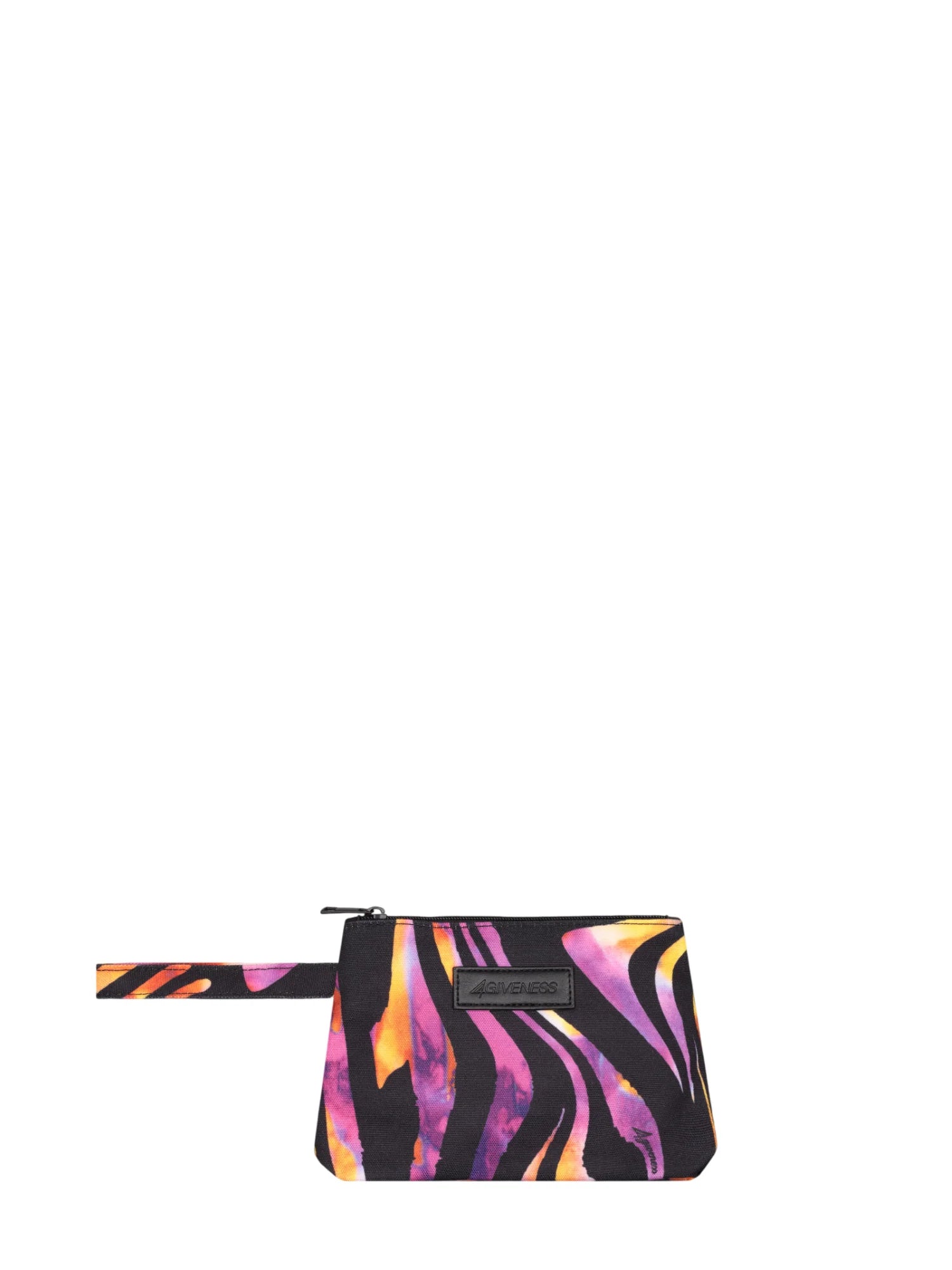 4giveness pochette Los Angeles in fantasia Hypnotic Zebra viola arancio 126WACPO5971 200 4Giveness