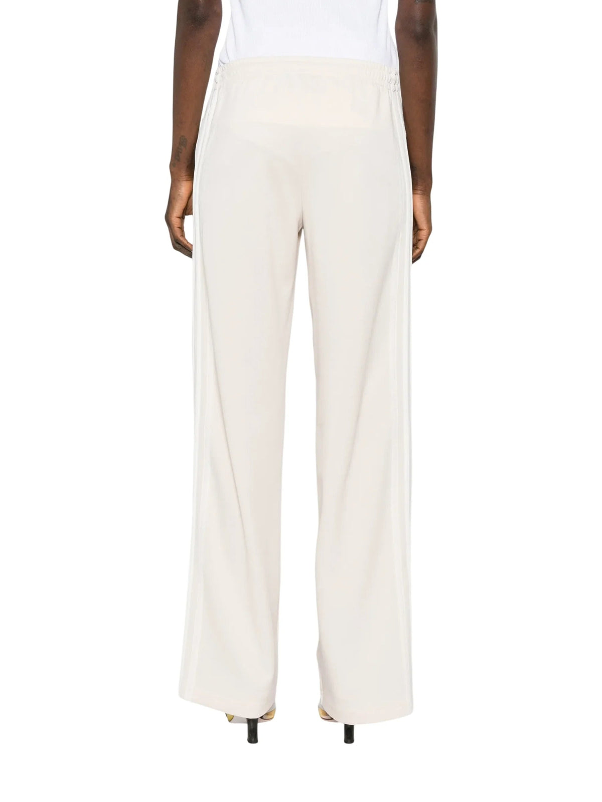 Aniye By pantaloni gamba larga con bande laterali beige chiaro 185068 02477 ANIYE BY