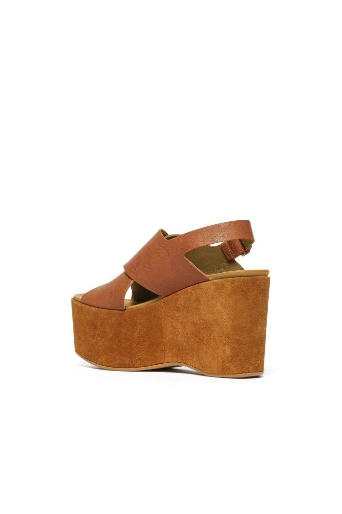 Aniye By sandali Lula platform in pelle e suede cuoio 1A5461 00795 ANIYE BY