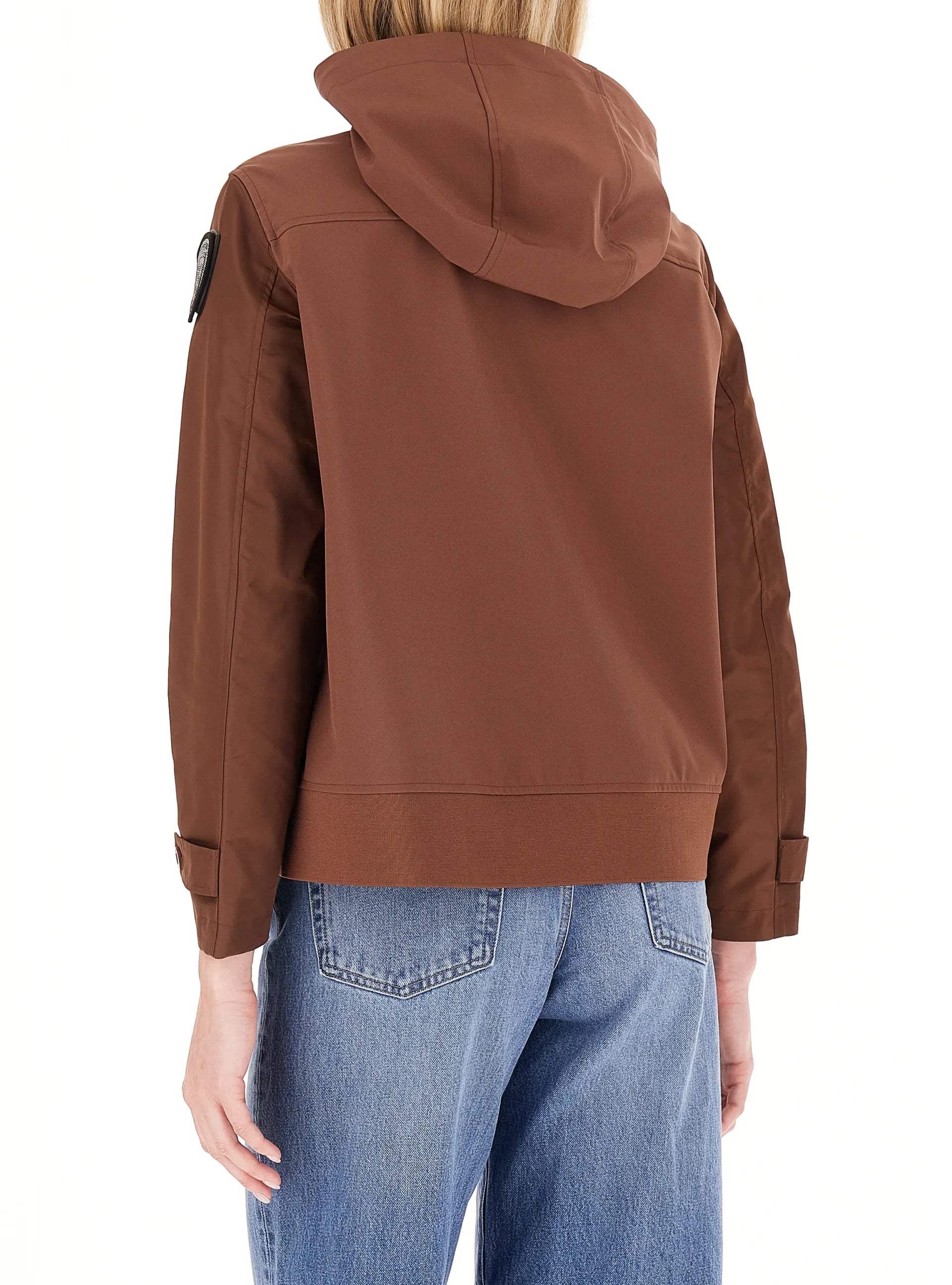 Blauer giubbino leggero Marcella con cappuccio marrone 26SBLDC01219-007108 30A BLAUER
