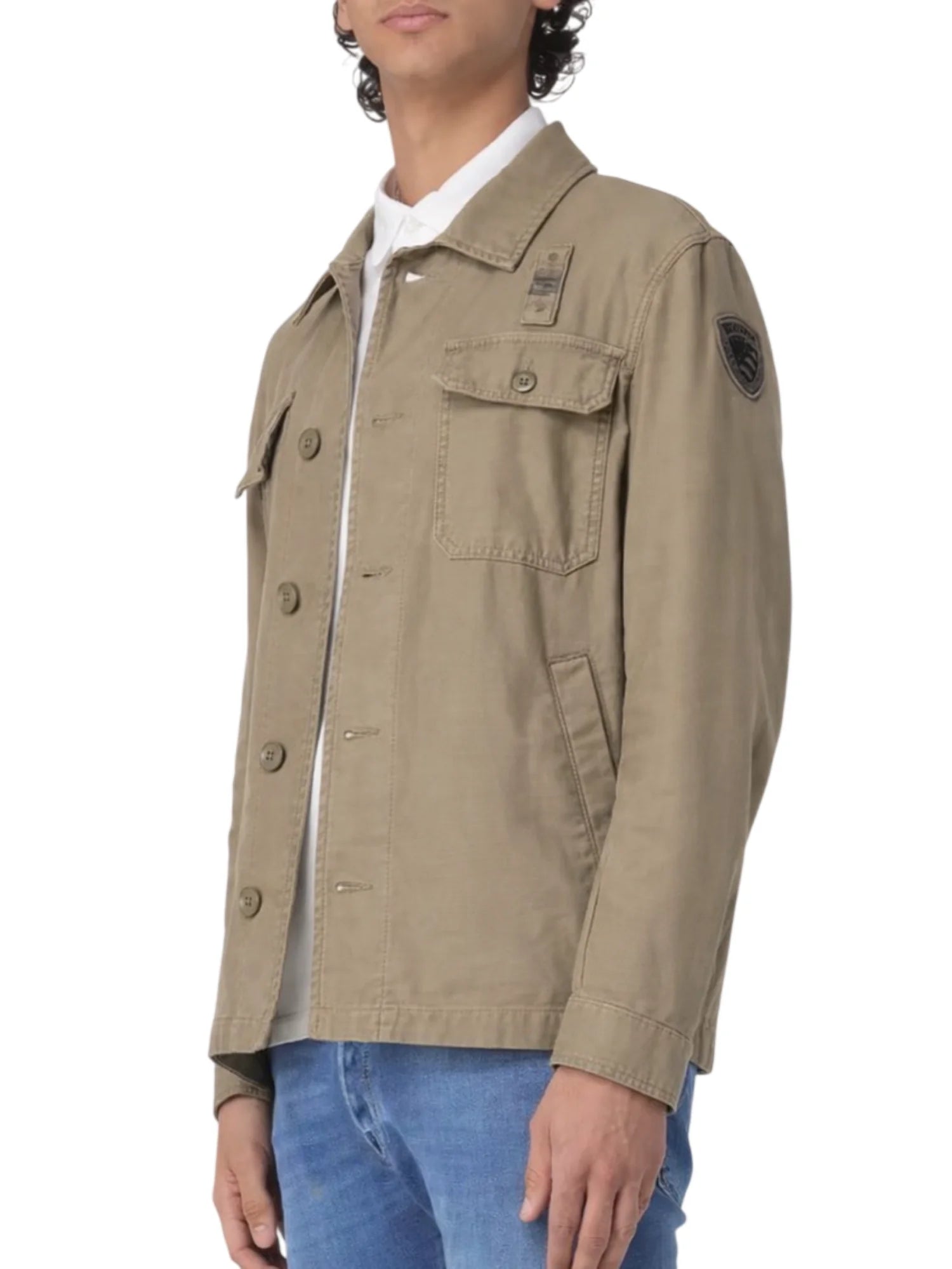 Blauer giubbino Goodale Dyed in cotone beige 26SBLUC04118-007452 327 BLAUER
