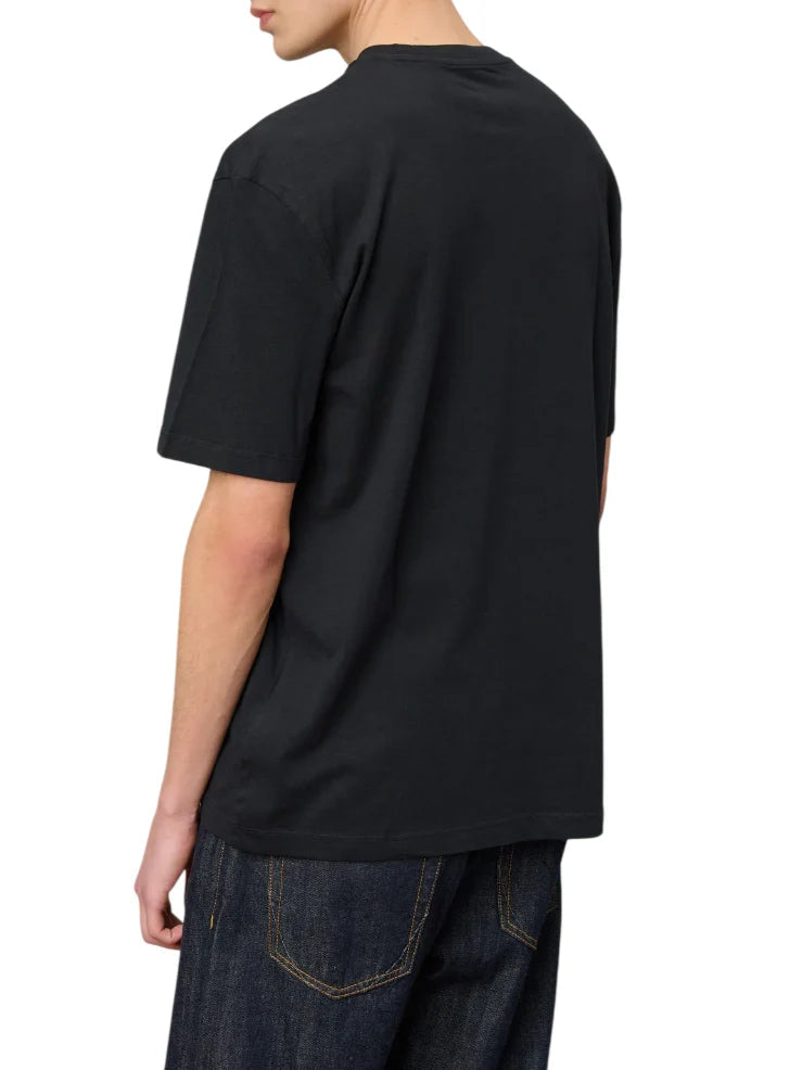 Blauer T-shirt manica corta uomo con logo nero 26SBLUH02301-007439 999 BLAUER