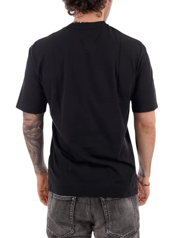 Blauer T-shirt uomo manica corta in cotone nero 26SBLUH02302-007439 999 BLAUER