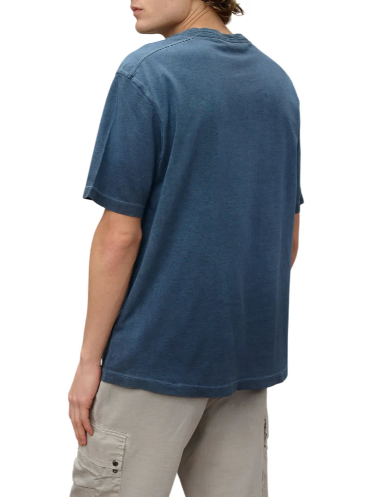 Blauer T-shirt uomo manica corta effetto sfumato blu 26SBLUH02347-007495 888 BLAUER