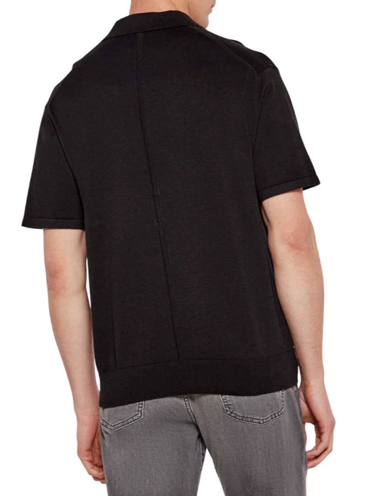 Calvin Klein polo uomo in maglia nero LV04LC326G UB1 Calvin Klein