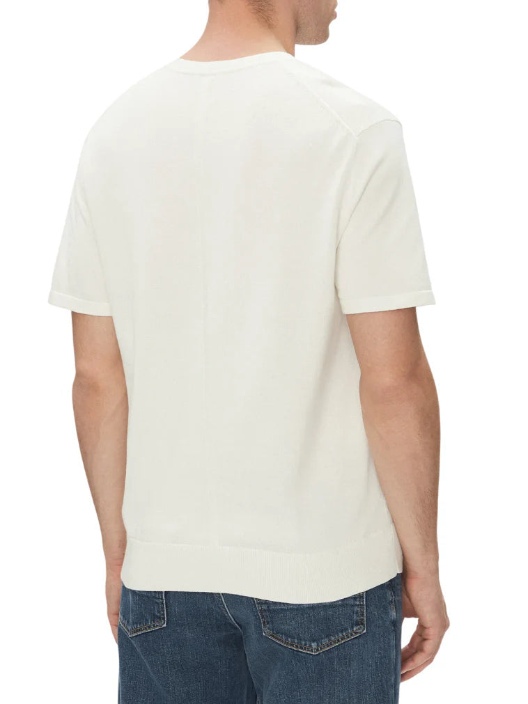 Calvin Klein maglia uomo manica corta in cotone avorio LV04LC333G YAS Calvin Klein