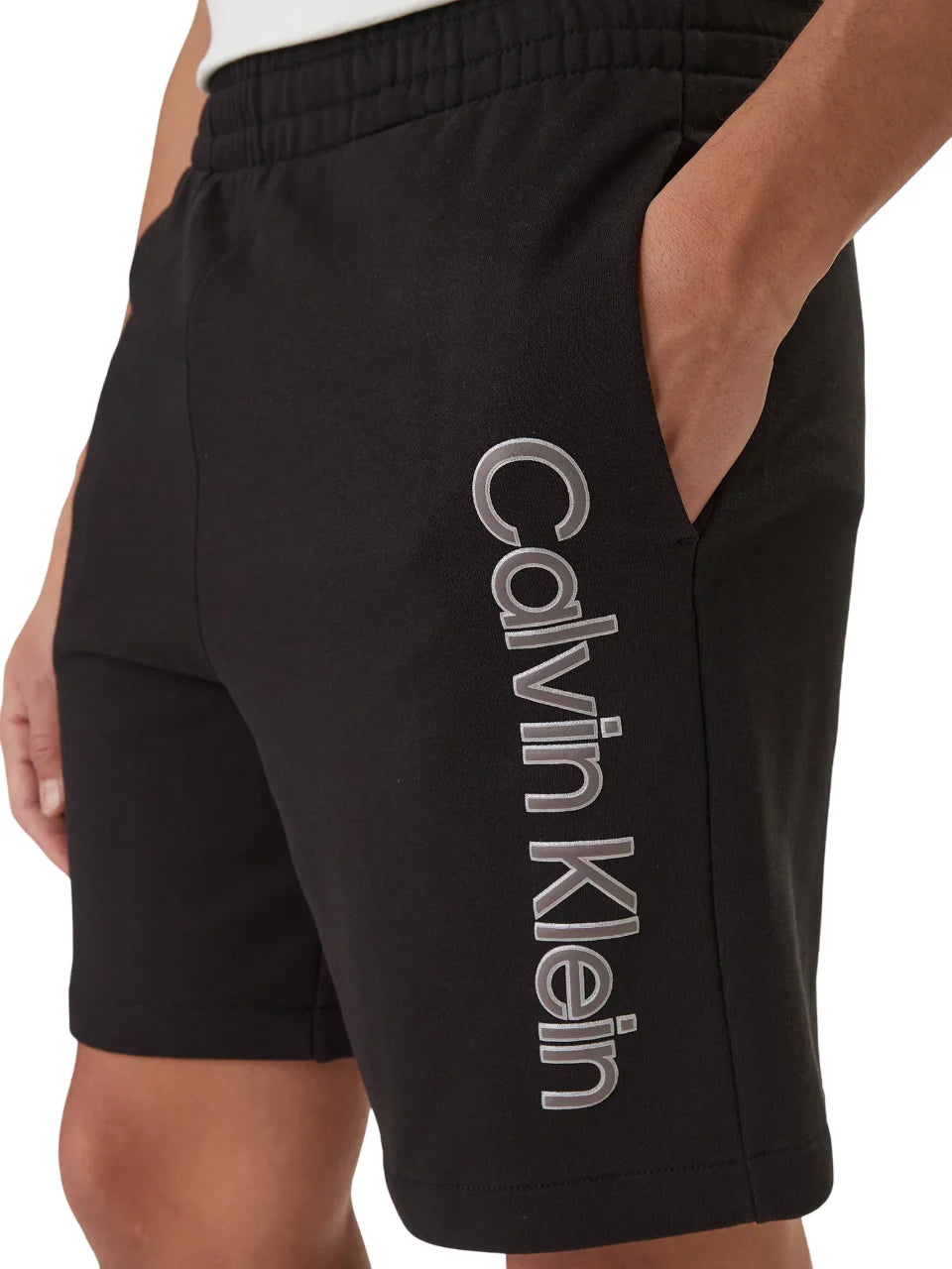 Calvin Klein bermuda uomo con logo nero LV04LF240G UB1 Calvin Klein