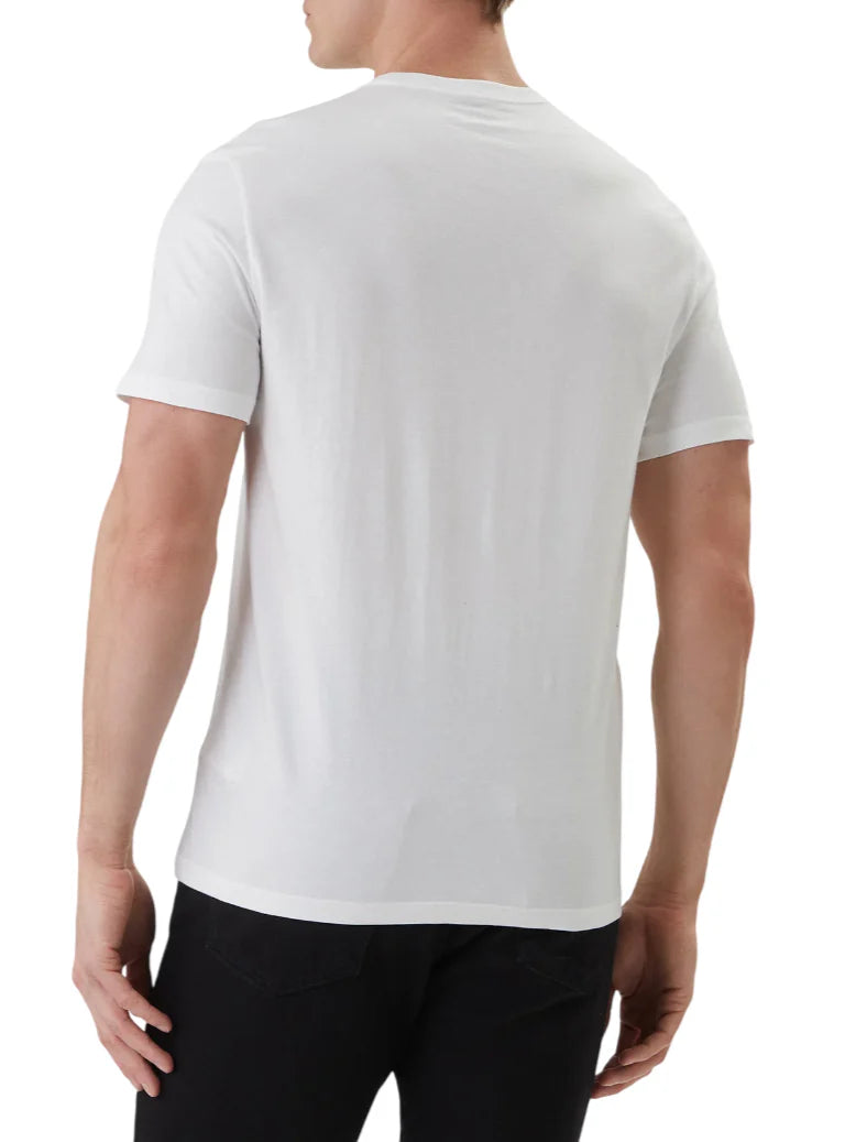 Calvin Klein T-shirt manica corta uomo con logo bianco LV04LF809G YAF Calvin Klein