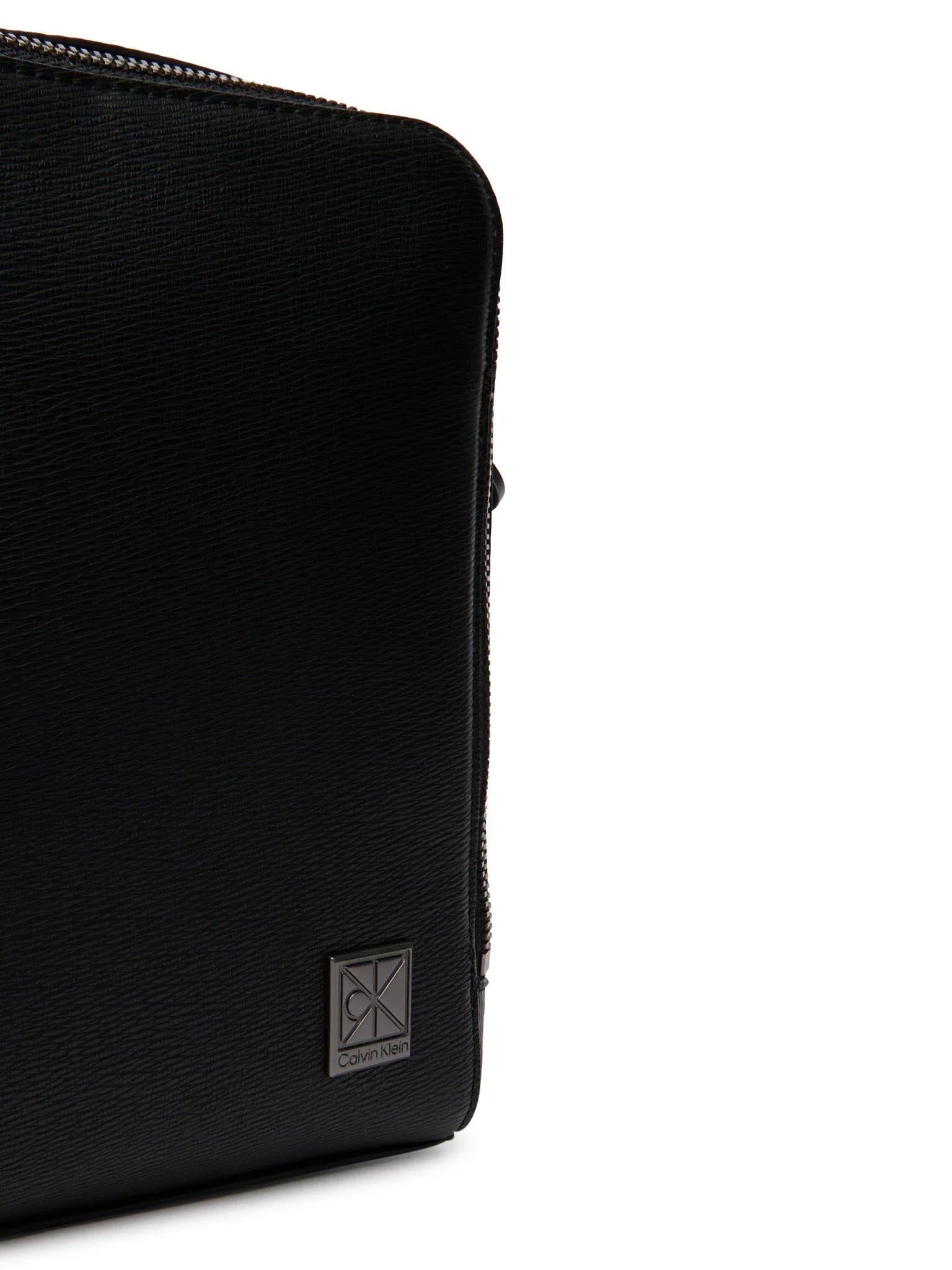 Calvin Klein borsa a tracolla uomo in ecopelle saffiano nero LV04D3293G UB1 Calvin Klein Accessori