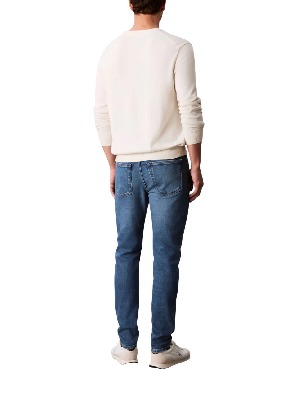 Calvin Klein Jeans jeans uomo gamba slim lavaggio blu LV04RC765G EFD Calvin Klein Jeans