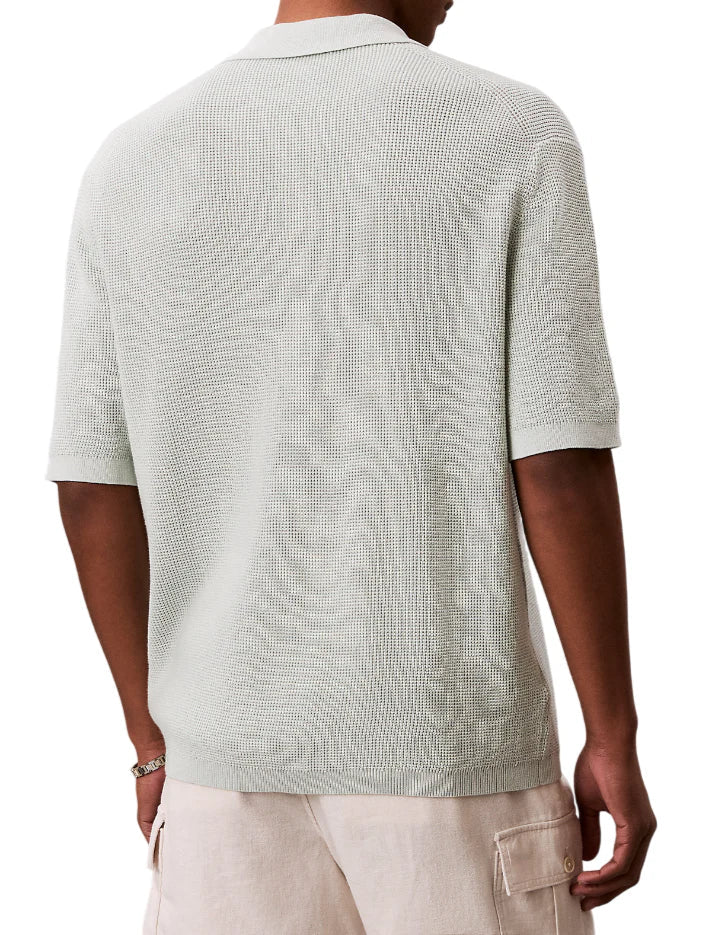 Calvin Klein Jeans polo uomo manica corta verde acqua LV04RF316G 3Q0 Calvin Klein Jeans