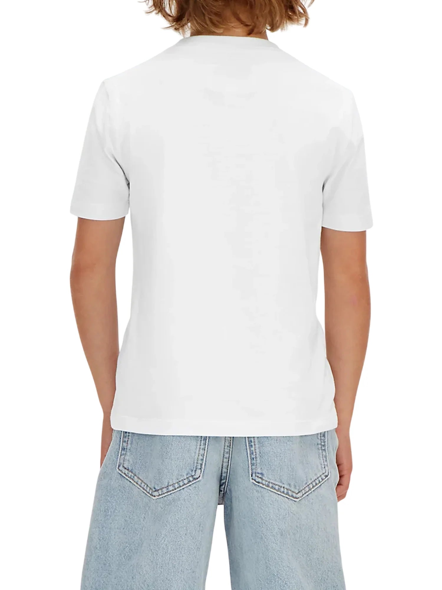 Calvin Klein Jeans T-shirt bambino manica corta bianco LV1CKSJA33 YAF Calvin Klein Jeans