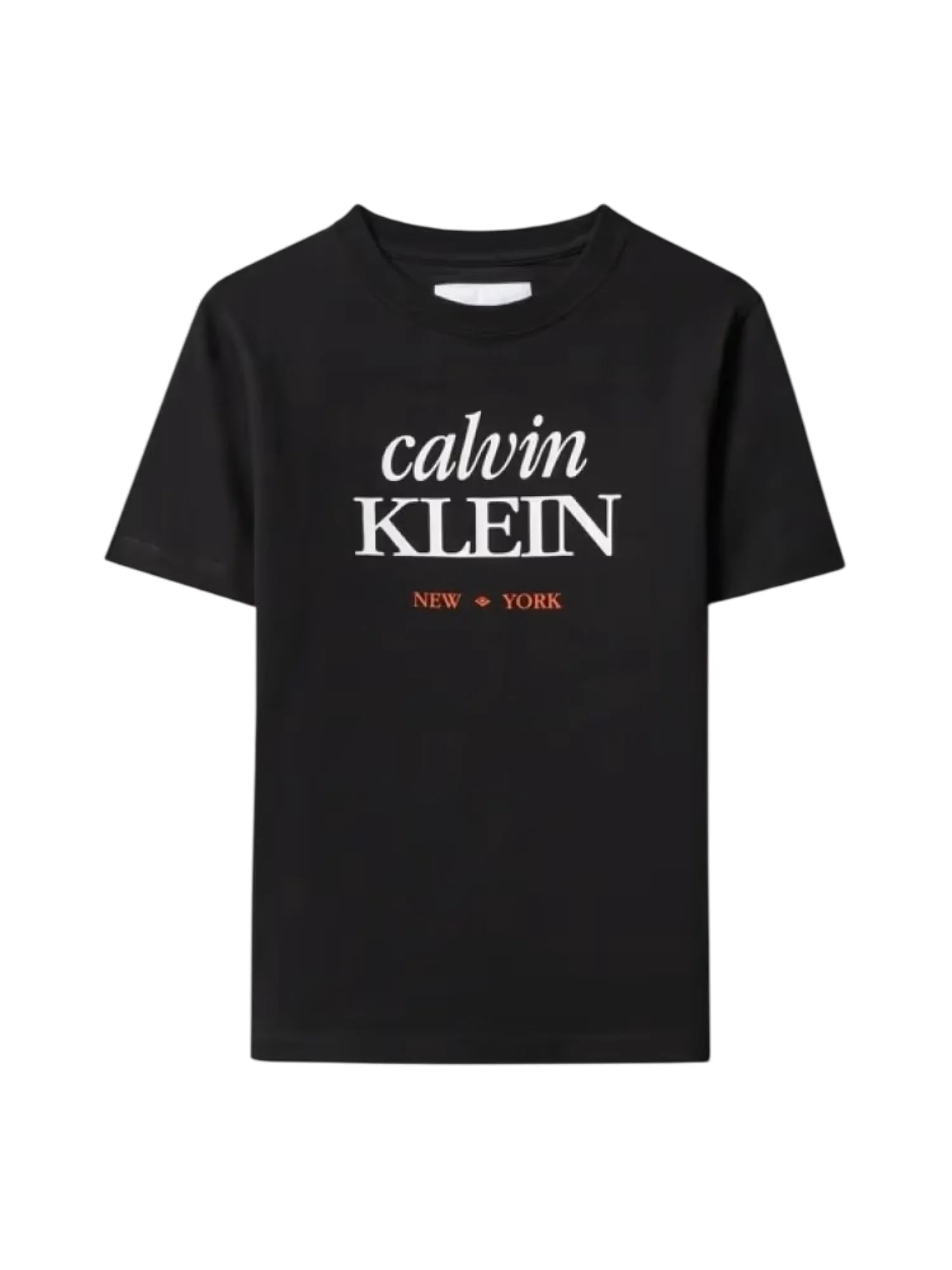 Calvin Klein Jeans T-shirt unisex bambino con logo nero LVCKSJA07B BEH Calvin Klein Jeans
