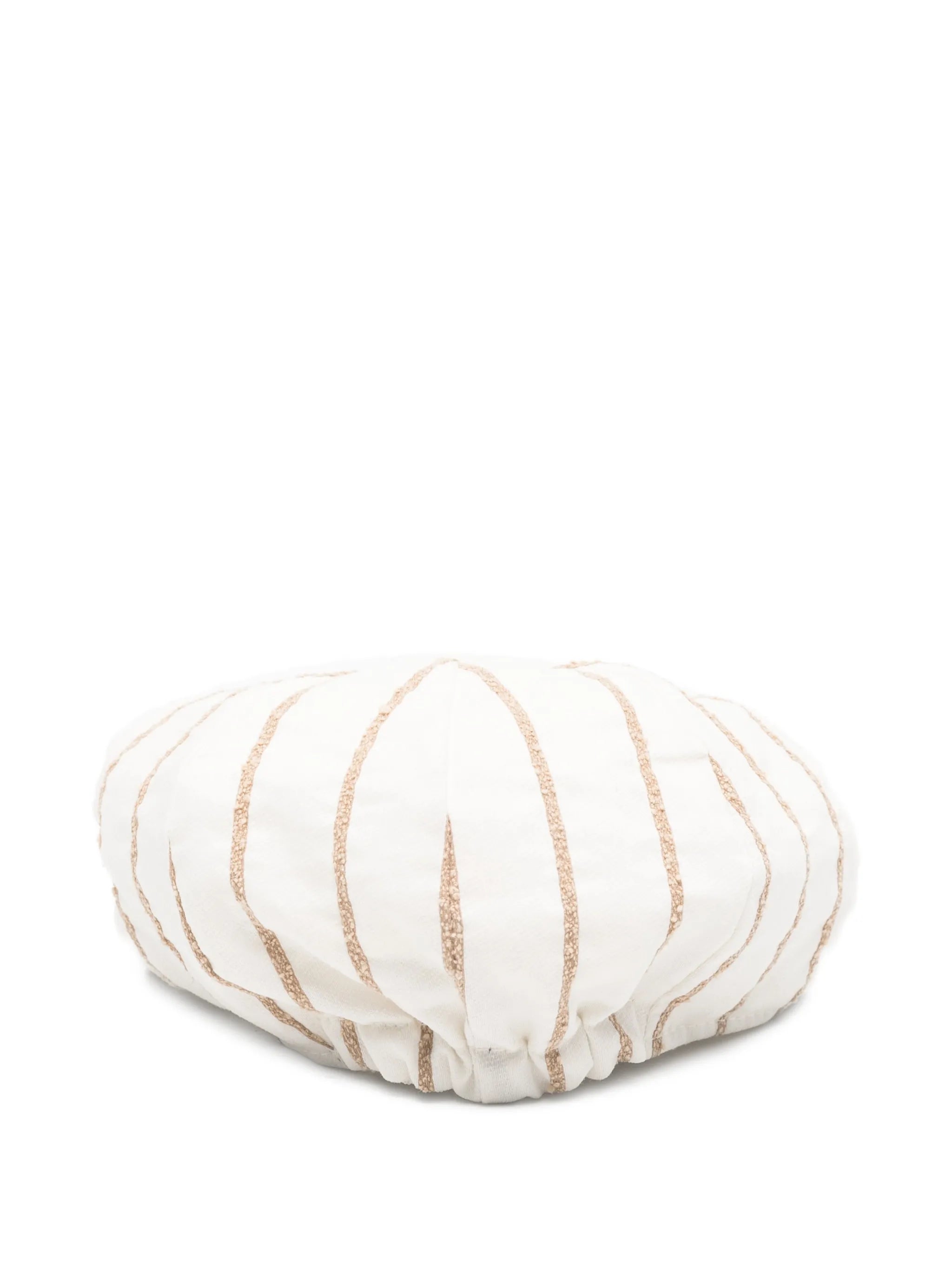 Colori Chiari cappello coppola in fantasia gessata bianco beige MN928412-4911 26 COLORICHIARI
