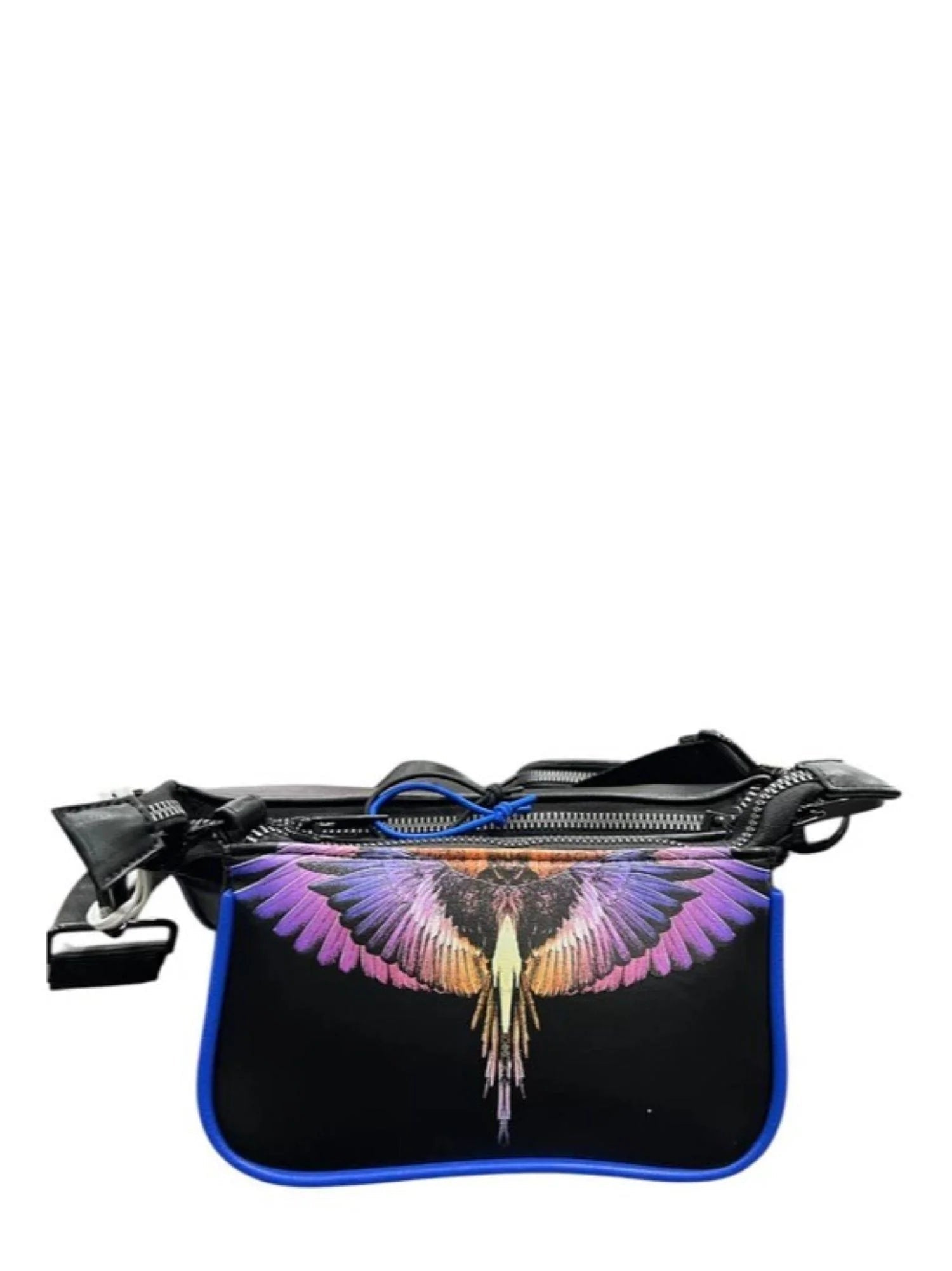 County of Milan borsa donna triplo design in ecopelle nero COMAS260433 BLACK-ORANGE WINGS COUNTY OF MILAN